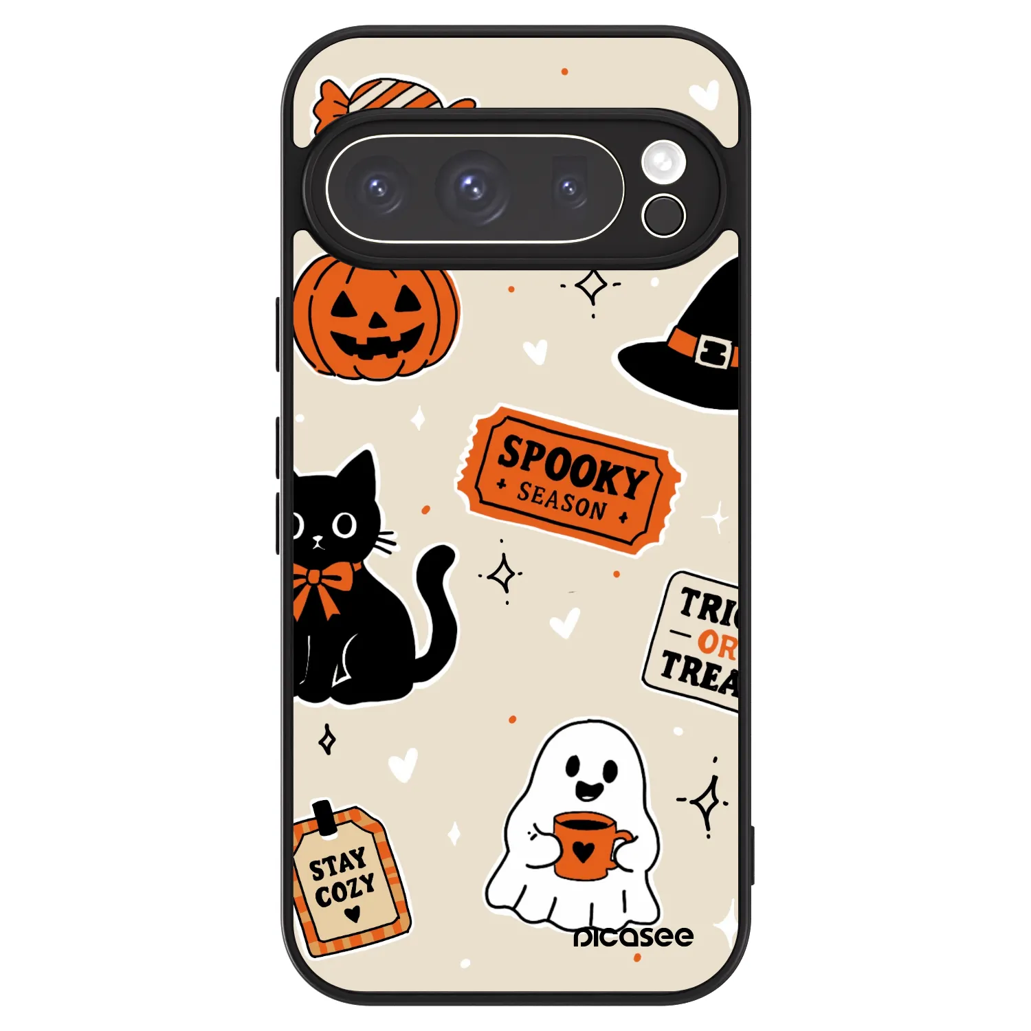 Picasee ULTIMATE CASE za Google Pixel 9 Pro XL - Halloween stickers