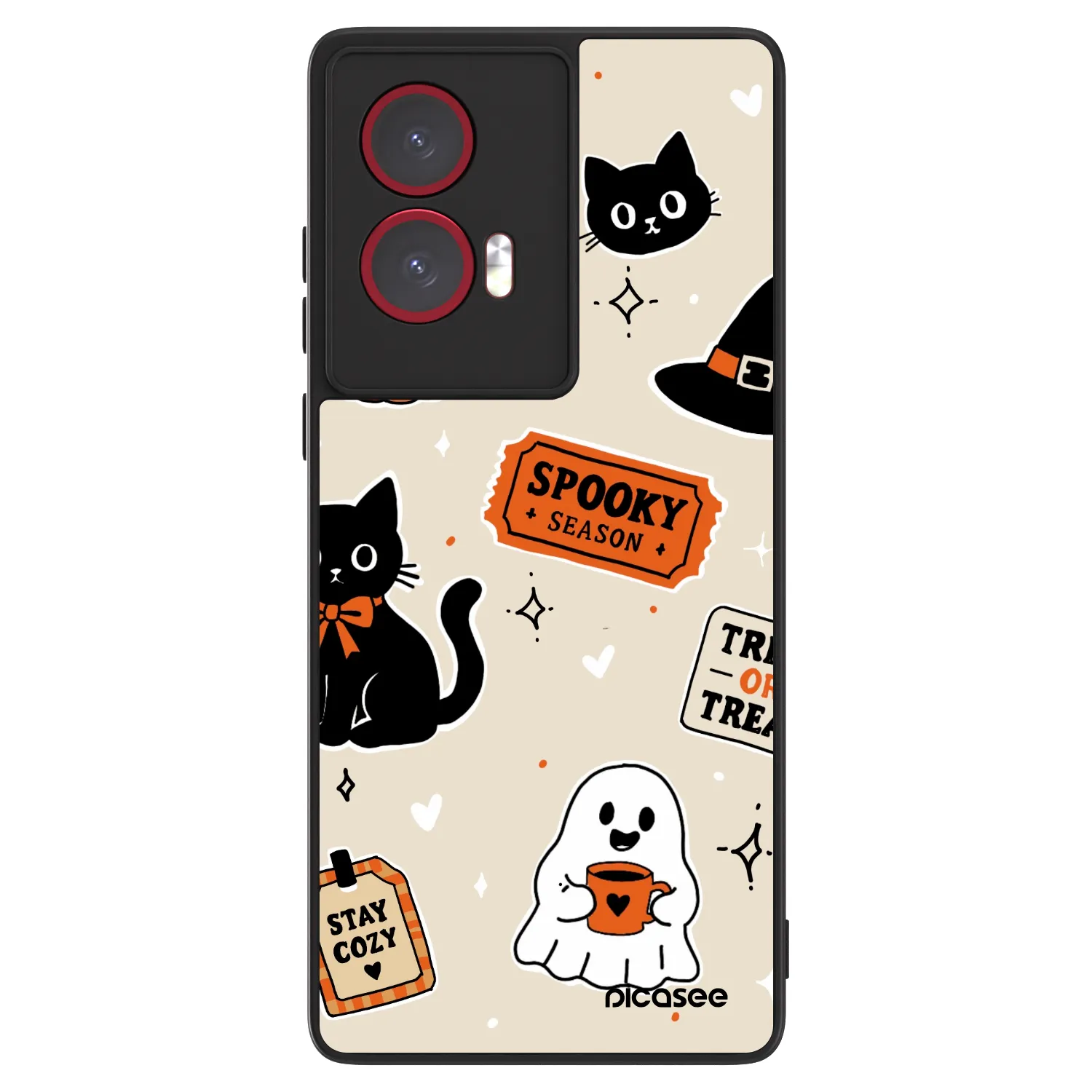 Picasee ULTIMATE CASE za Motorola Edge 50 Fusion - Halloween stickers