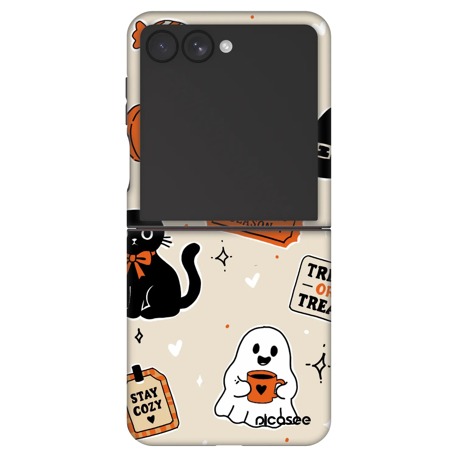 Picasee Fashion Case za Samsung Galaxy Z Flip7 5G - Halloween stickers
