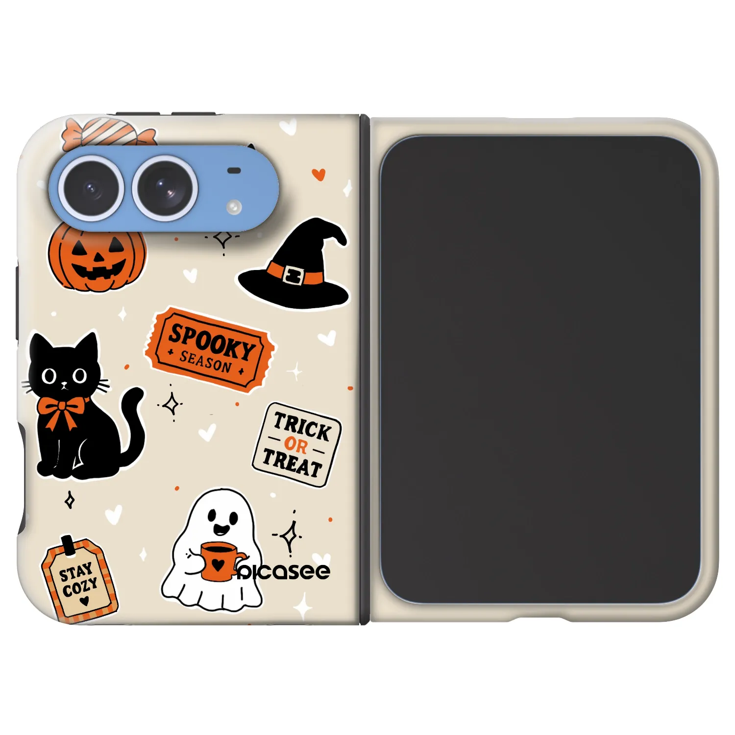 Picasee Fashion Case MagSafe za Apple iPhone Duo - Halloween stickers