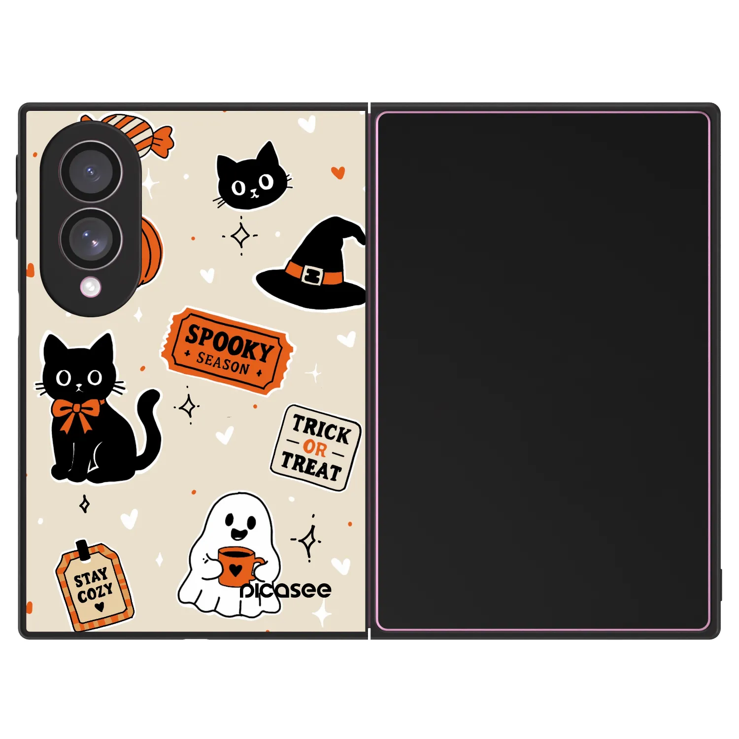 Picasee ULTIMATE CASE za Samsung Galaxy Z Fold8 5G - Halloween stickers