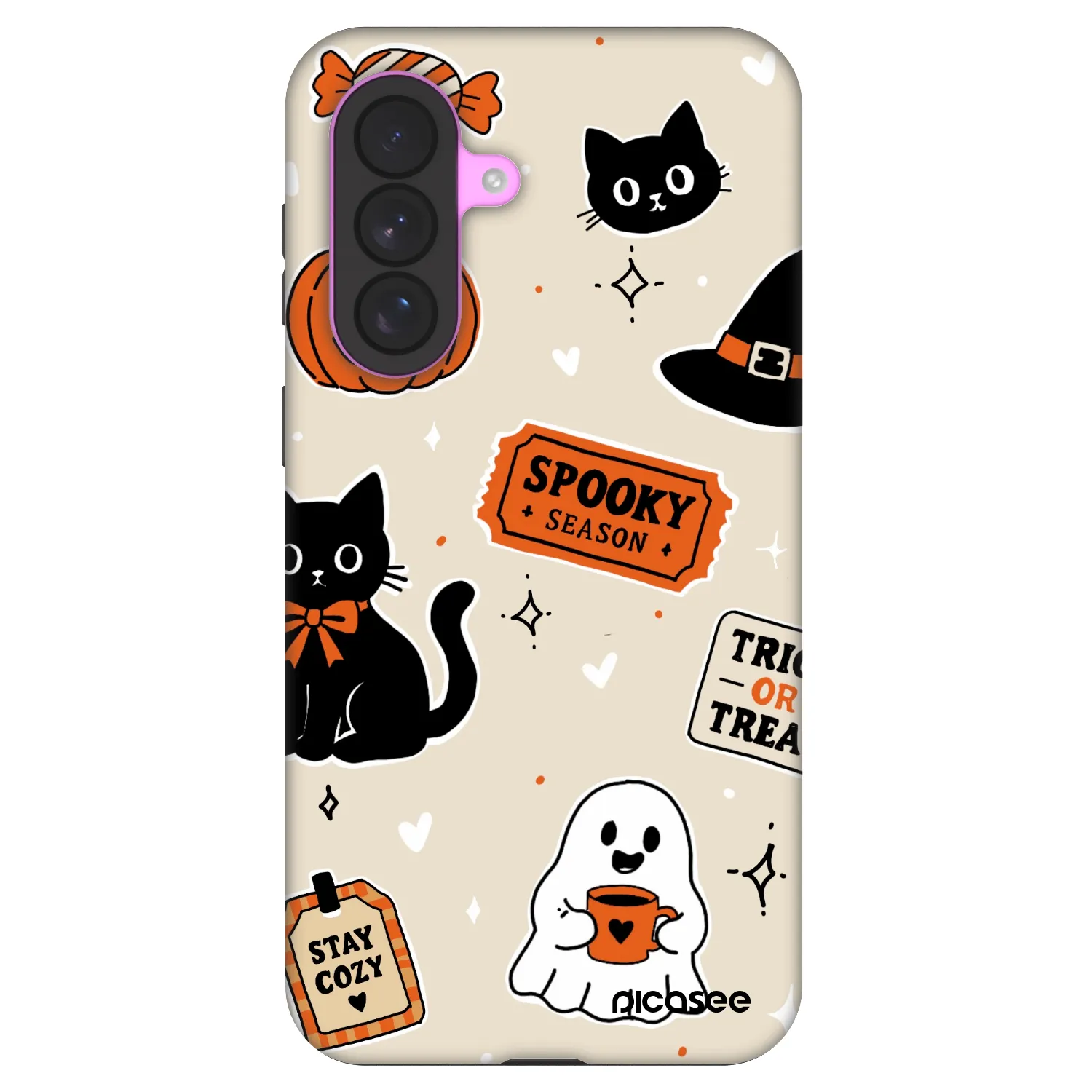 Picasee Fashion Case za Samsung Galaxy A37 - Halloween stickers