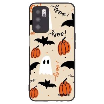 Picasee crna silikonska maskica za OPPO A16s - Halloween 26