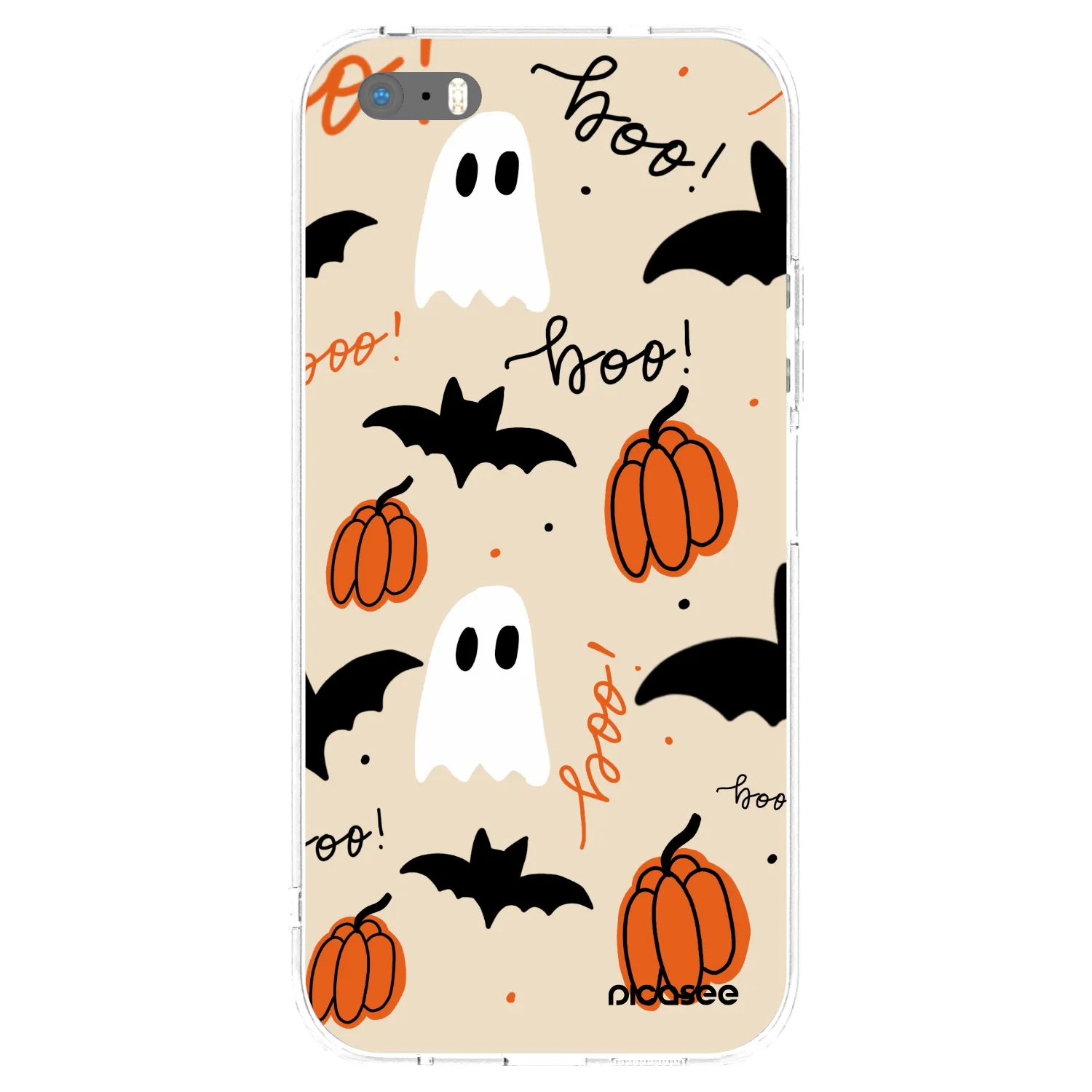 Picasee silikonska prozirna maskica za Apple iPhone 5/5S/SE - Halloween 26