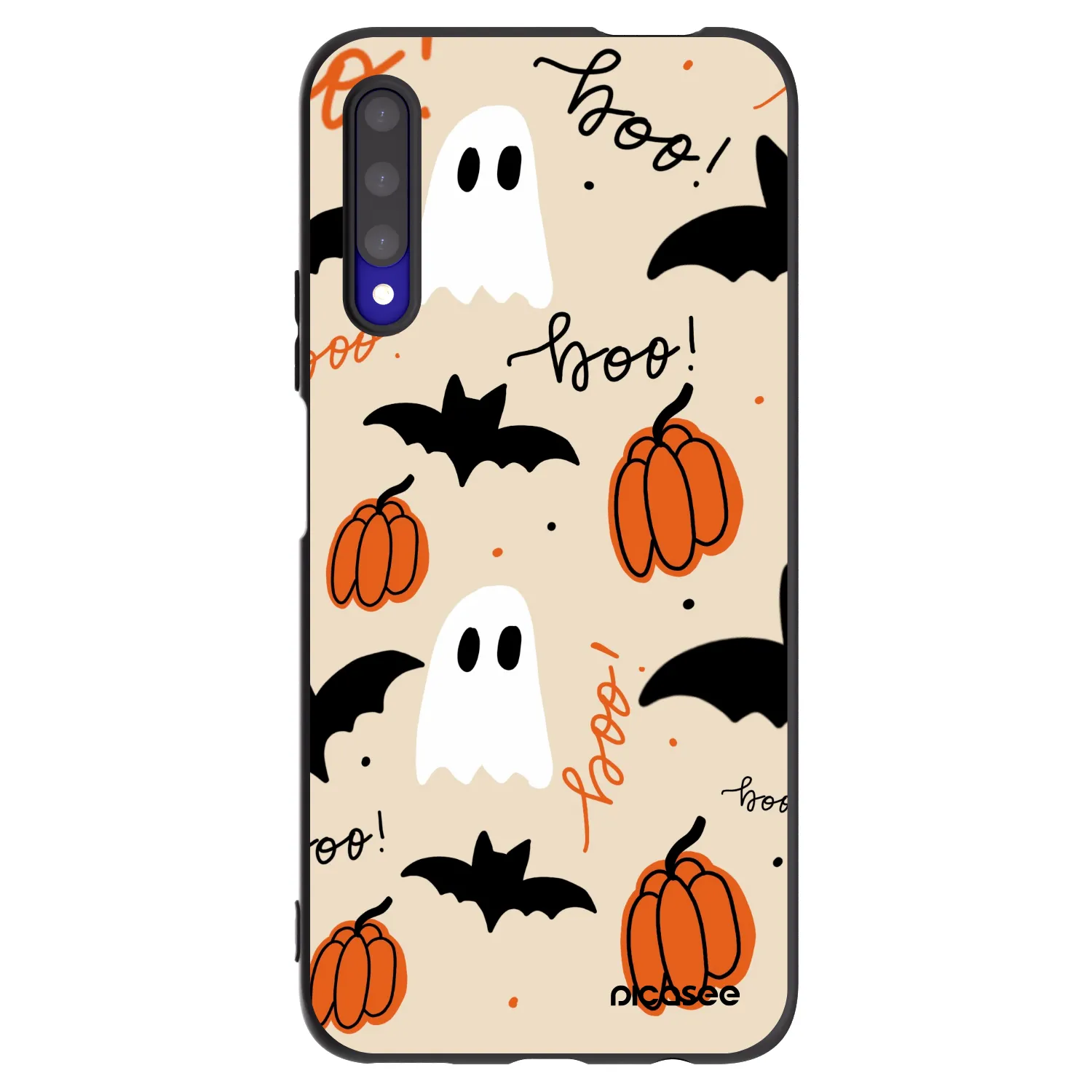 Picasee crna silikonska maskica za Honor 9X Pro - Halloween 26