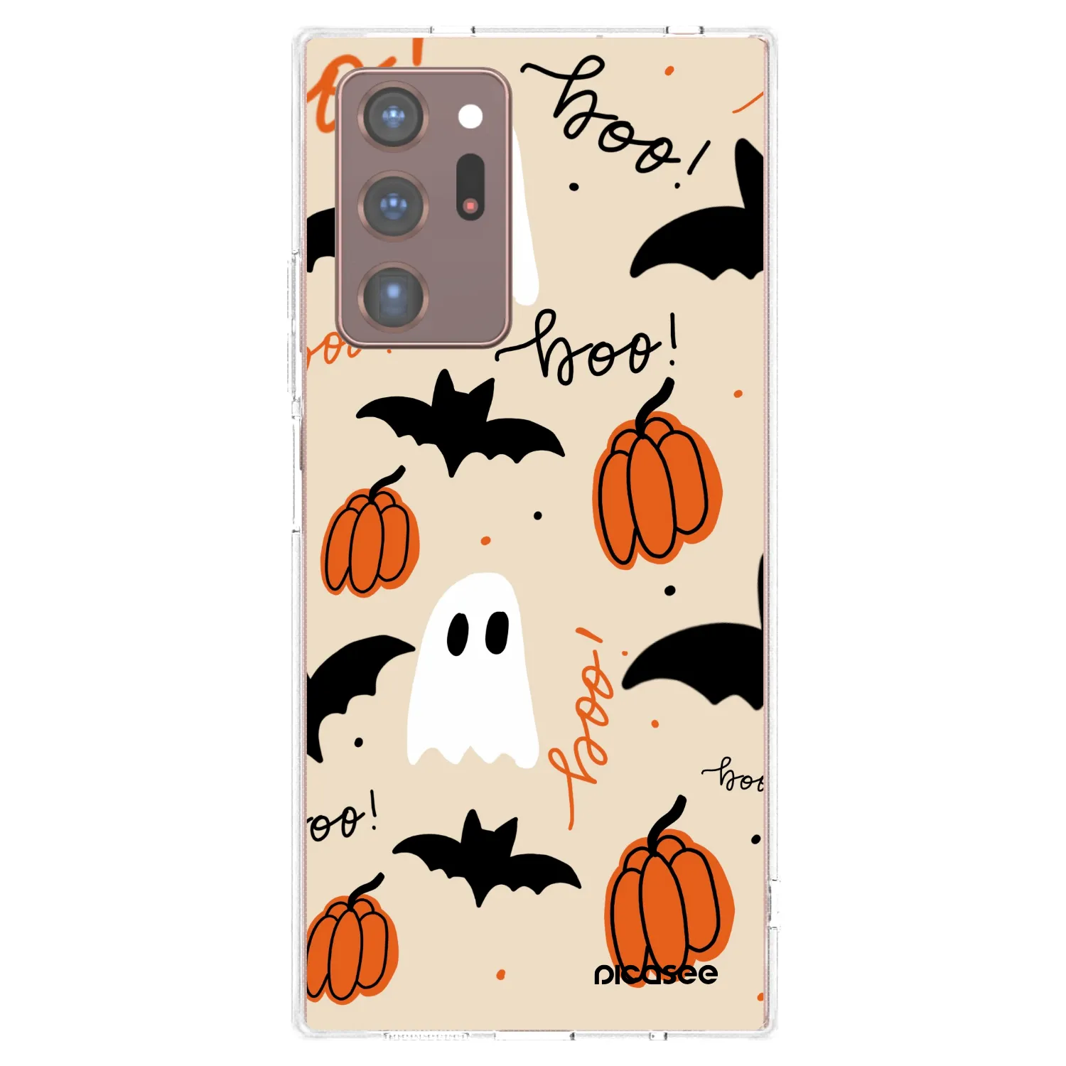 Picasee silikonska prozirna maskica za Samsung Galaxy Note 20 Ultra - Halloween 26