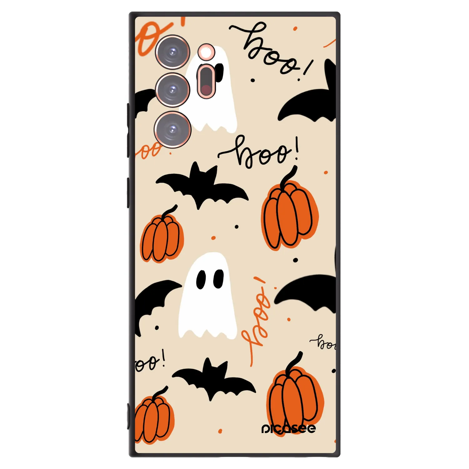 Picasee crna silikonska maskica za Samsung Galaxy Note 20 Ultra - Halloween 26