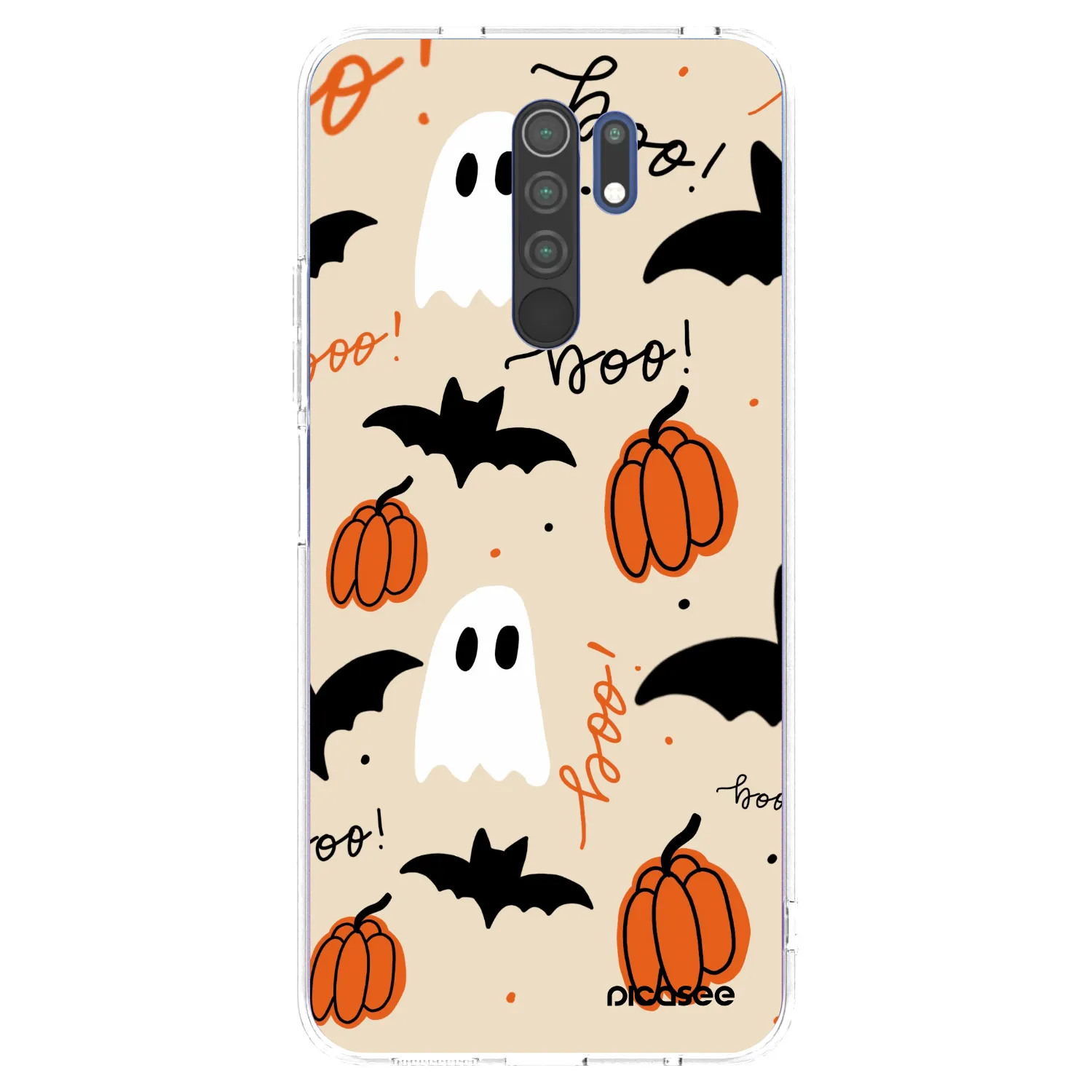 Picasee silikonska prozirna maskica za Xiaomi Redmi 9 - Halloween 26
