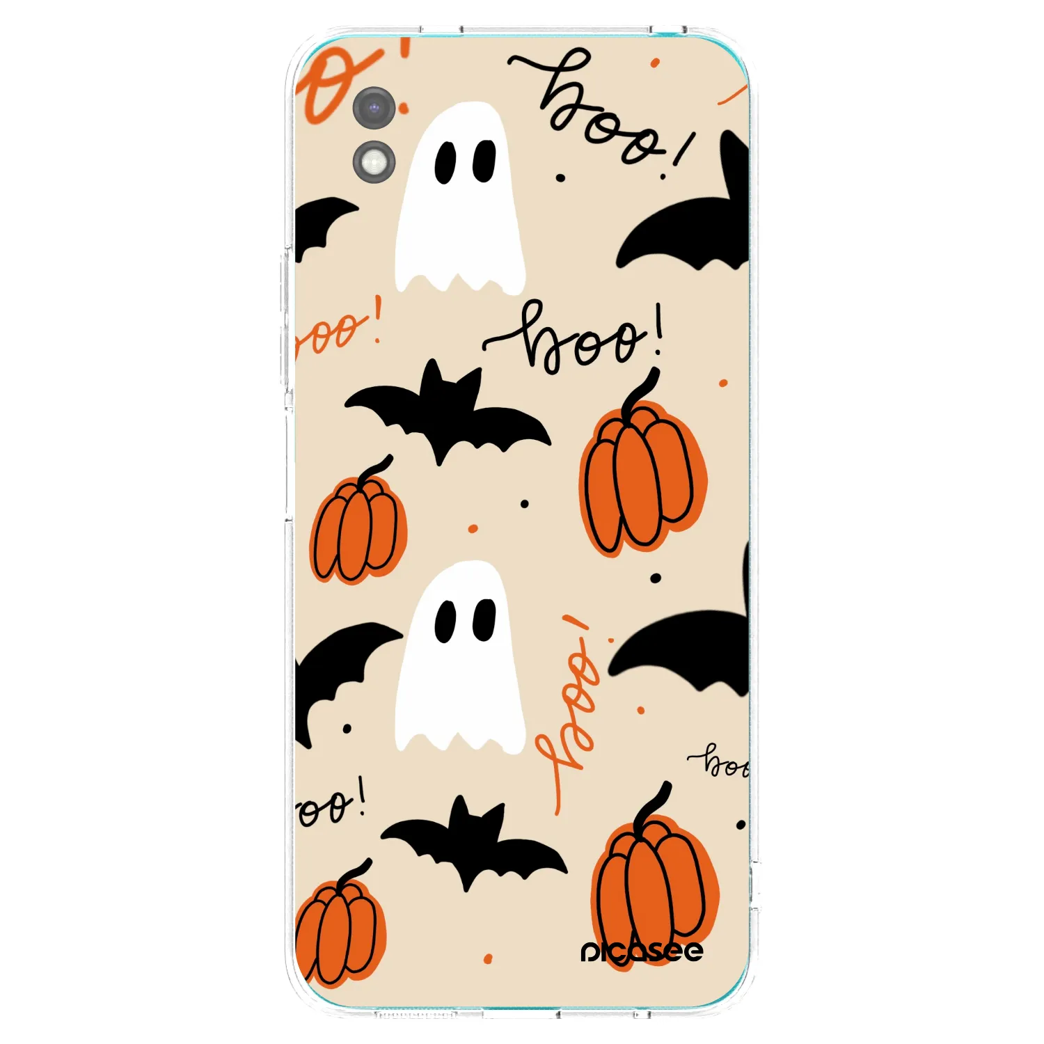 Picasee crna silikonska maskica za Xiaomi Redmi 9A - Halloween 26