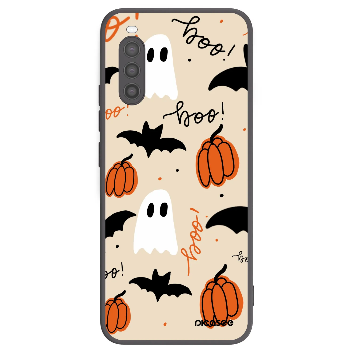 Picasee crna silikonska maskica za Sony Xperia 10 II - Halloween 26