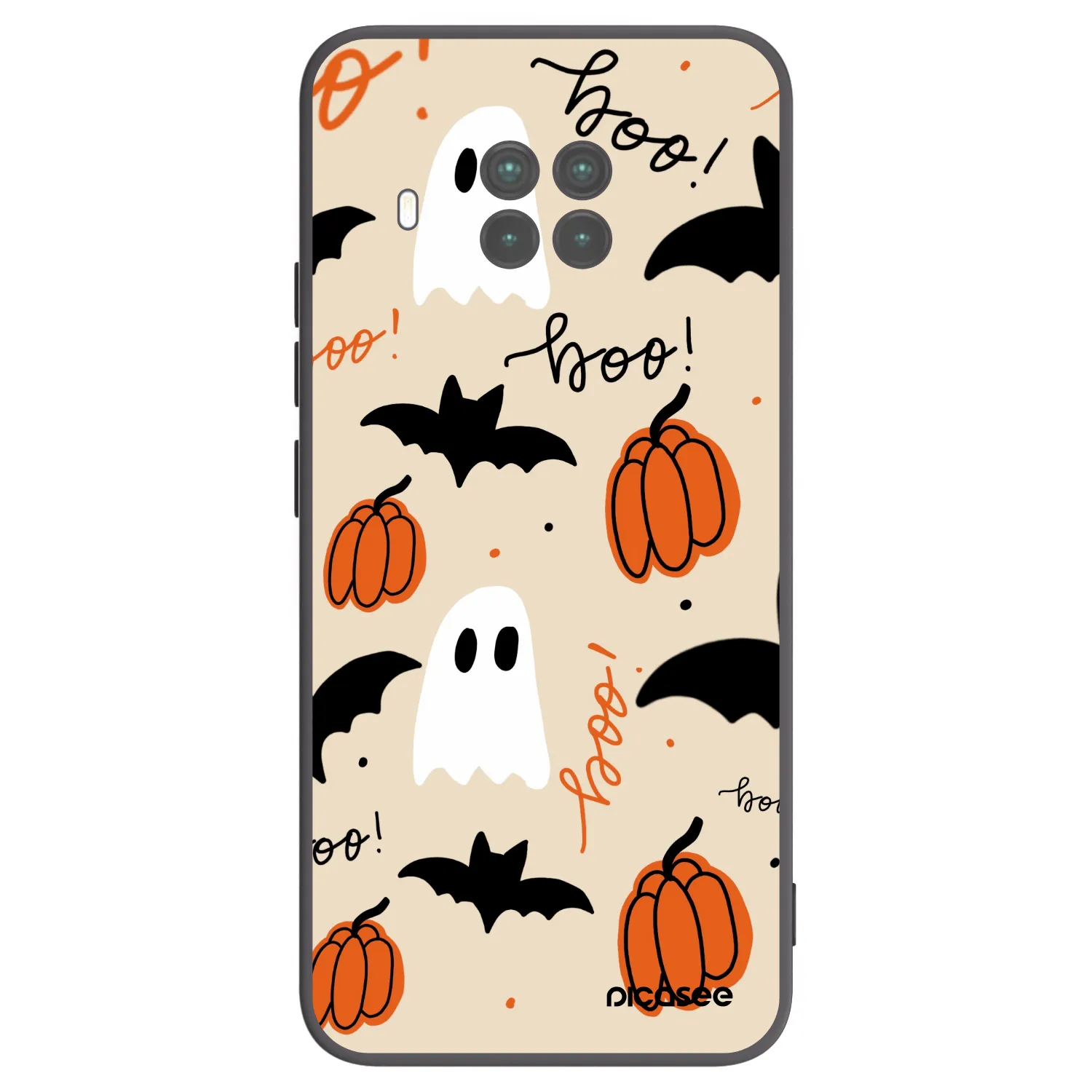 Picasee crna silikonska maskica za Xiaomi Mi 10T Lite - Halloween 26