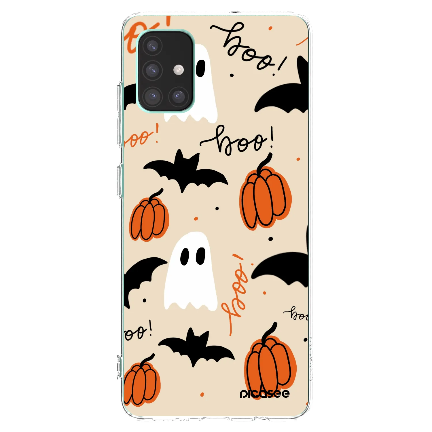 Picasee silikonska prozirna maskica za Samsung Galaxy M51 M515F - Halloween 26