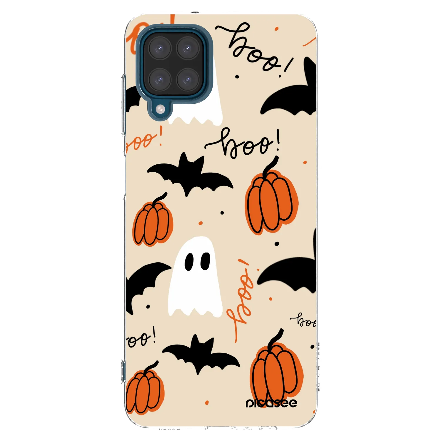 Picasee silikonska prozirna maskica za Samsung Galaxy A12 A125F - Halloween 26