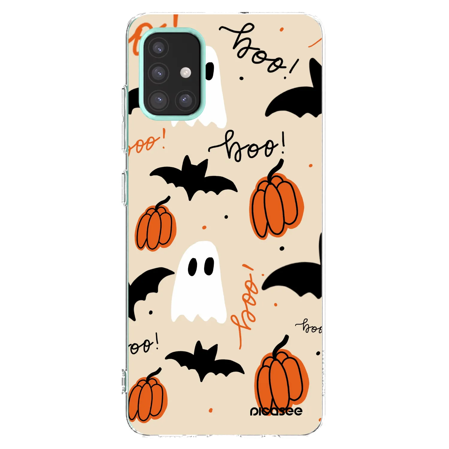 Picasee silikonska prozirna maskica za Samsung Galaxy M31s - Halloween 26
