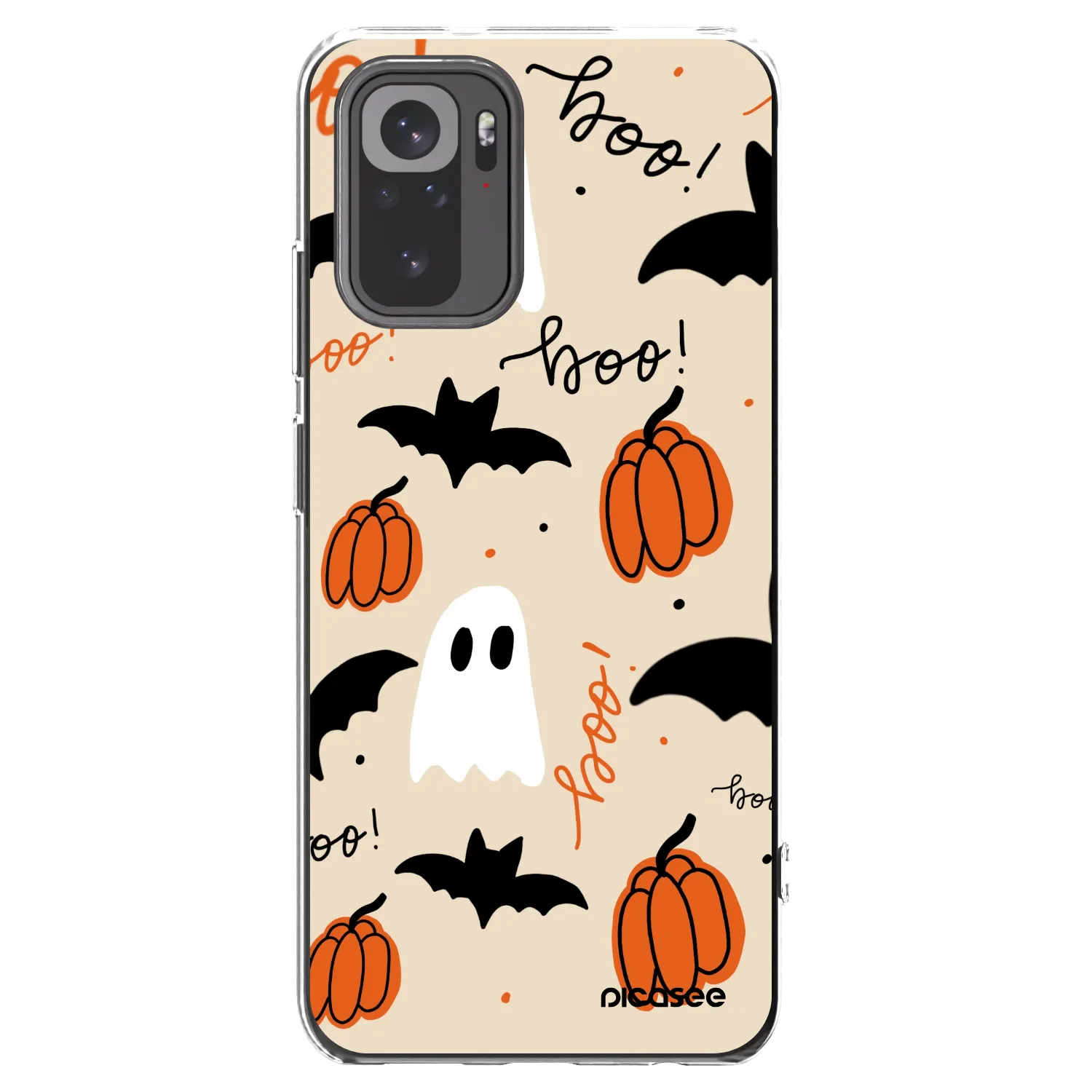 Picasee silikonska prozirna maskica za Xiaomi Redmi Note 10 - Halloween 26