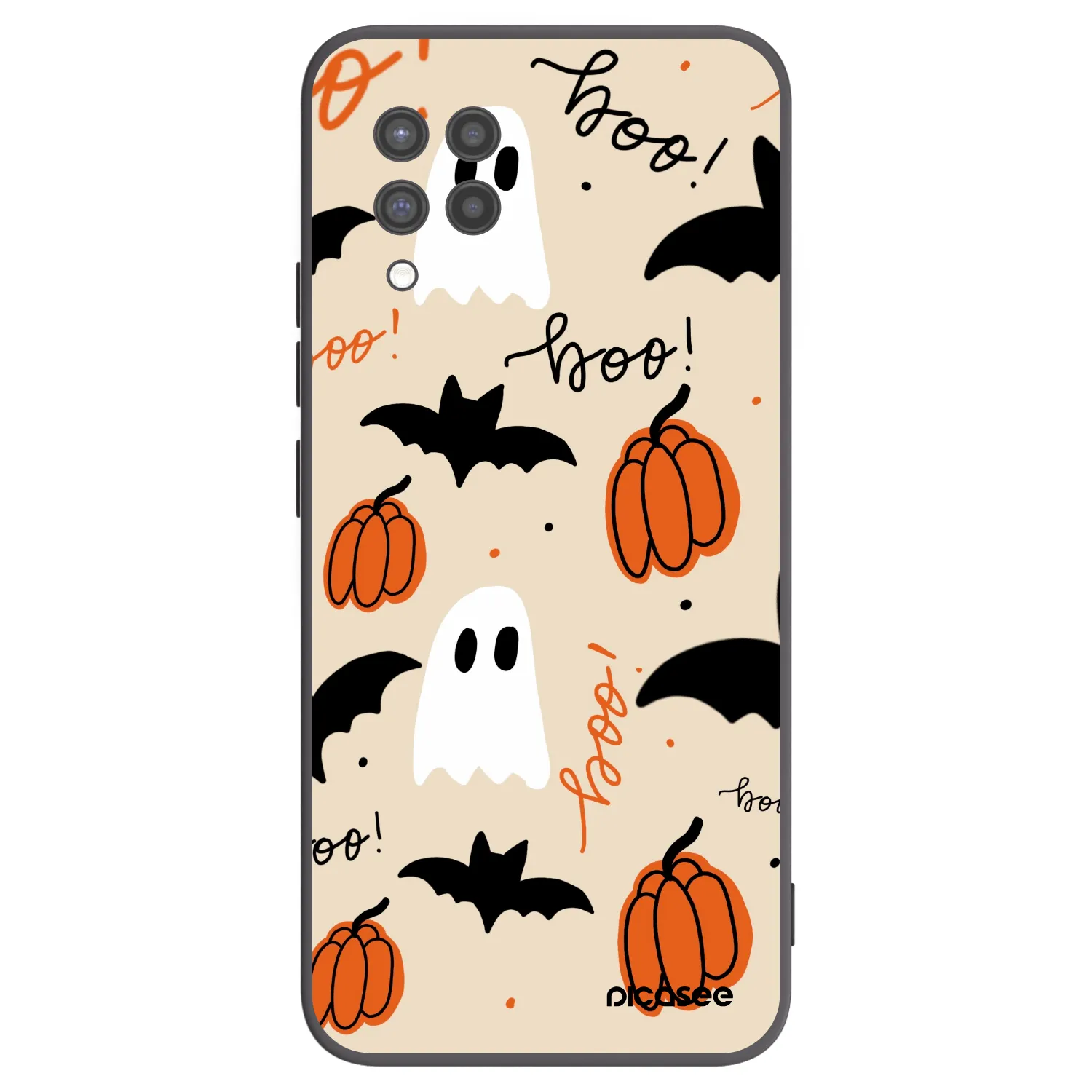 Picasee crna silikonska maskica za Samsung Galaxy A42 A426B - Halloween 26