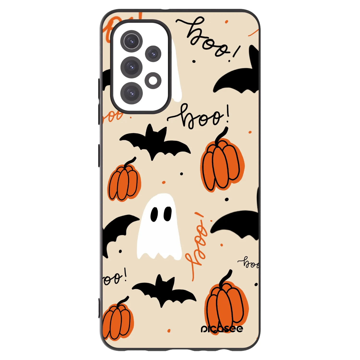 Picasee crna silikonska maskica za Samsung Galaxy A32 5G A326B - Halloween 26