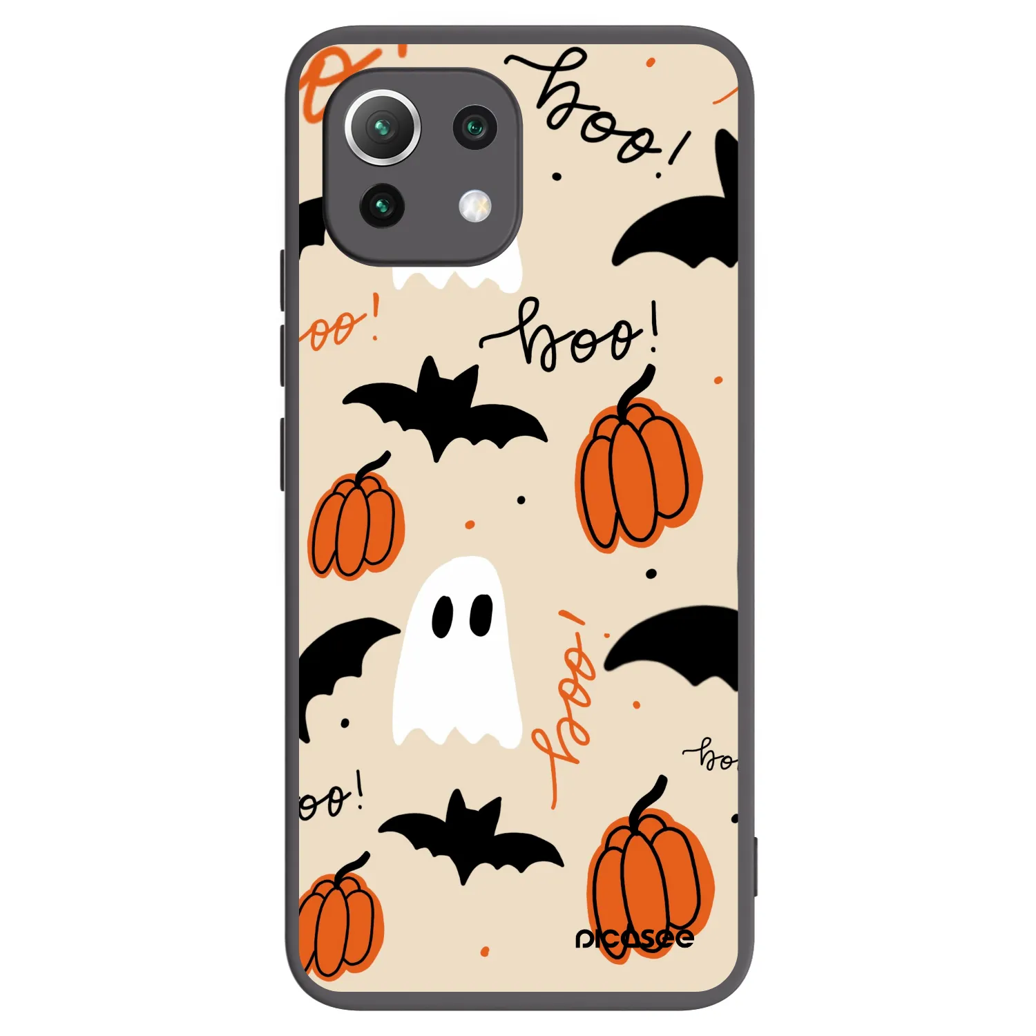 Picasee crna silikonska maskica za Xiaomi Mi 11 Lite - Halloween 26