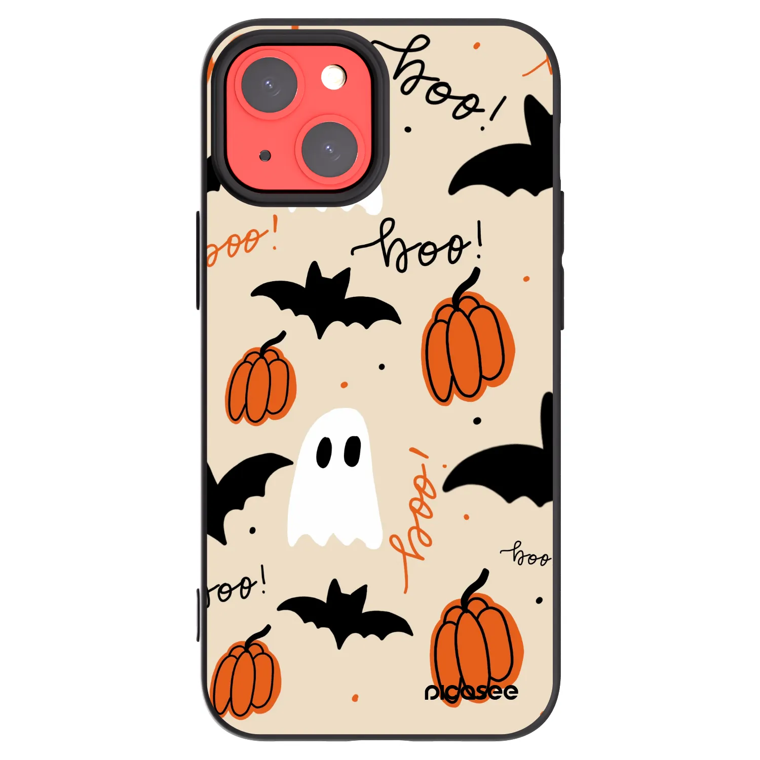 Picasee crna silikonska maskica za Apple iPhone 13 mini - Halloween 26