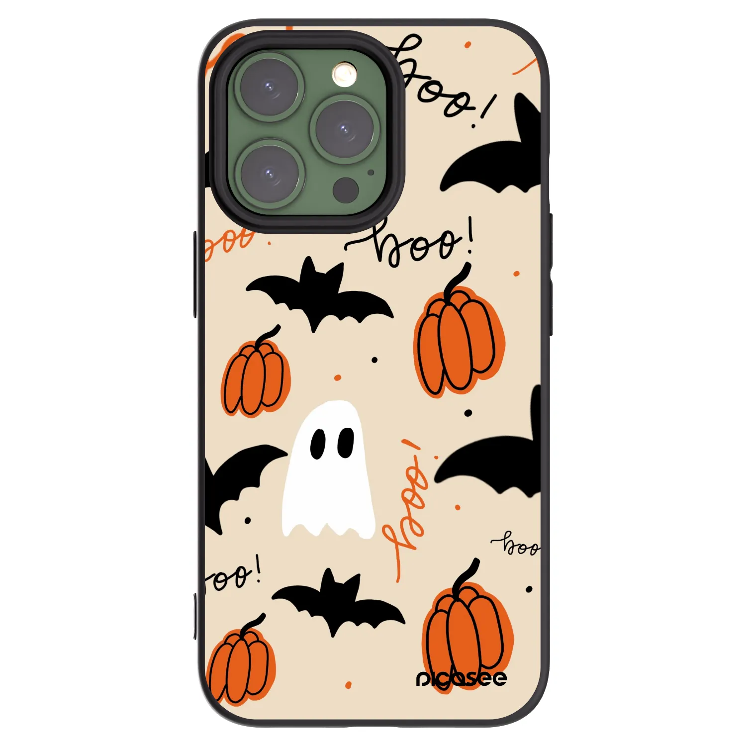 Picasee crna silikonska maskica za Apple iPhone 13 Pro - Halloween 26