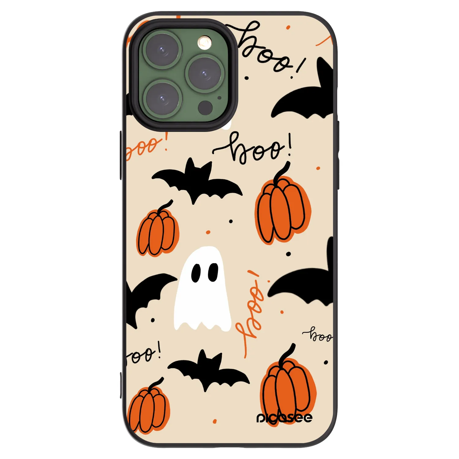 Picasee crna silikonska maskica za Apple iPhone 13 Pro Max - Halloween 26