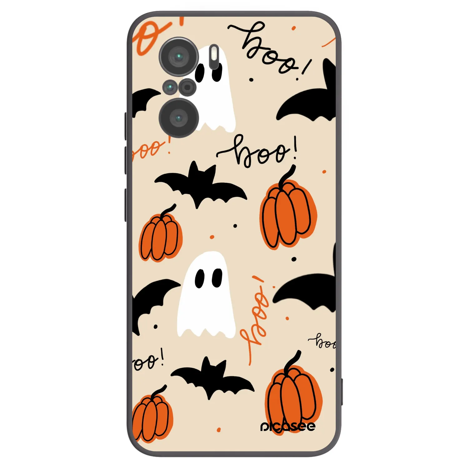 Picasee crna silikonska maskica za Xiaomi Poco F3 - Halloween 26