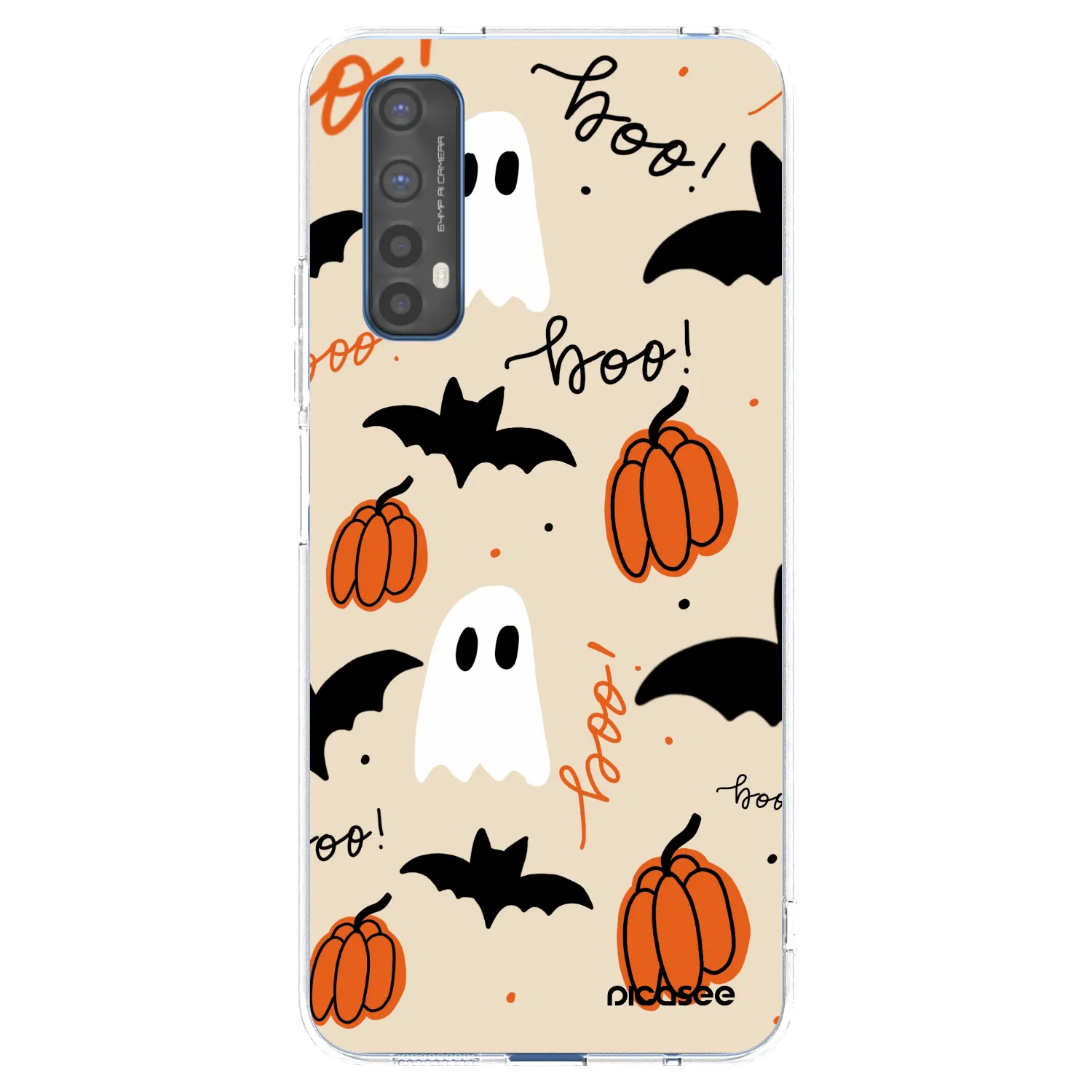 Picasee silikonska prozirna maskica za Realme 7 - Halloween 26