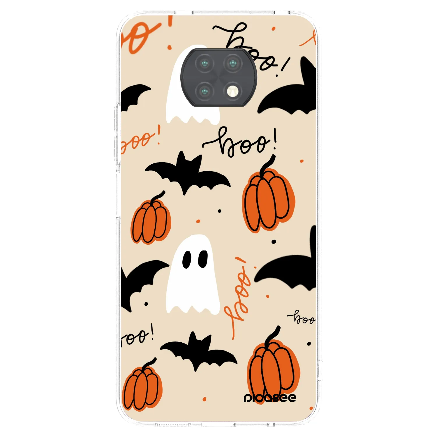 Picasee silikonska prozirna maskica za Xiaomi Redmi Note 9T - Halloween 26