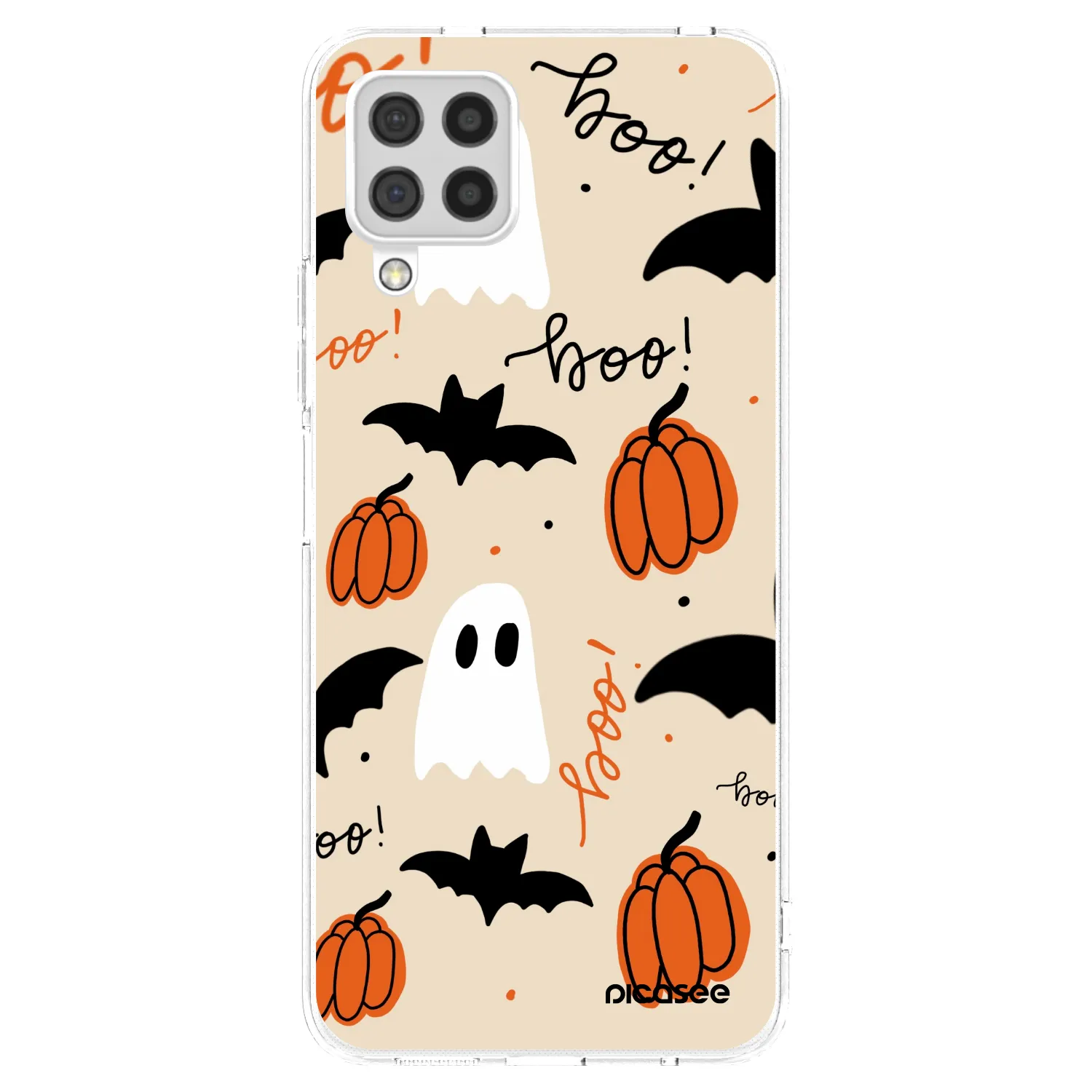 Picasee silikonska prozirna maskica za Samsung Galaxy A22 A225F 4G - Halloween 26