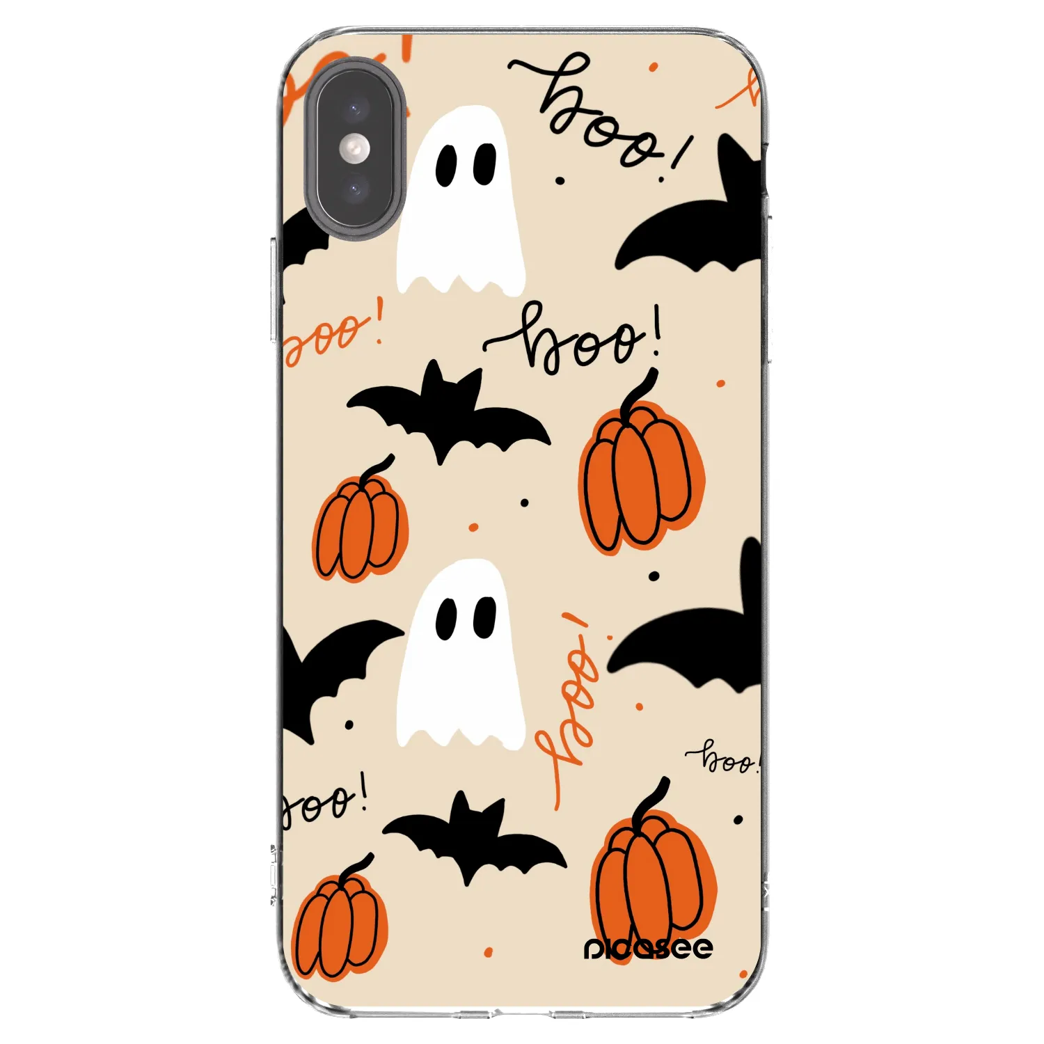 Picasee silikonska prozirna maskica za Apple iPhone XS Max - Halloween 26