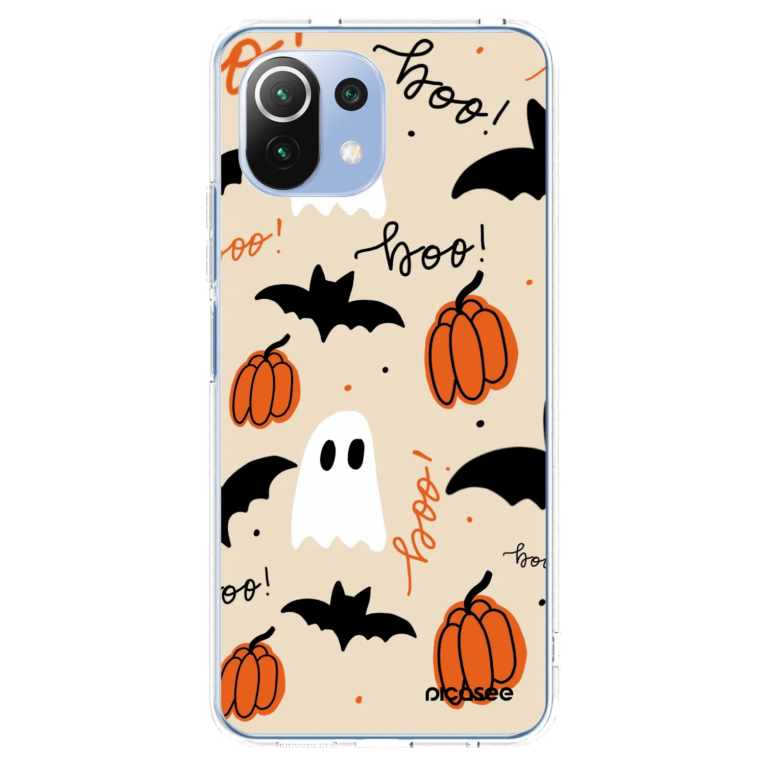 Picasee silikonska prozirna maskica za Xiaomi 11 Lite 5G NE - Halloween 26