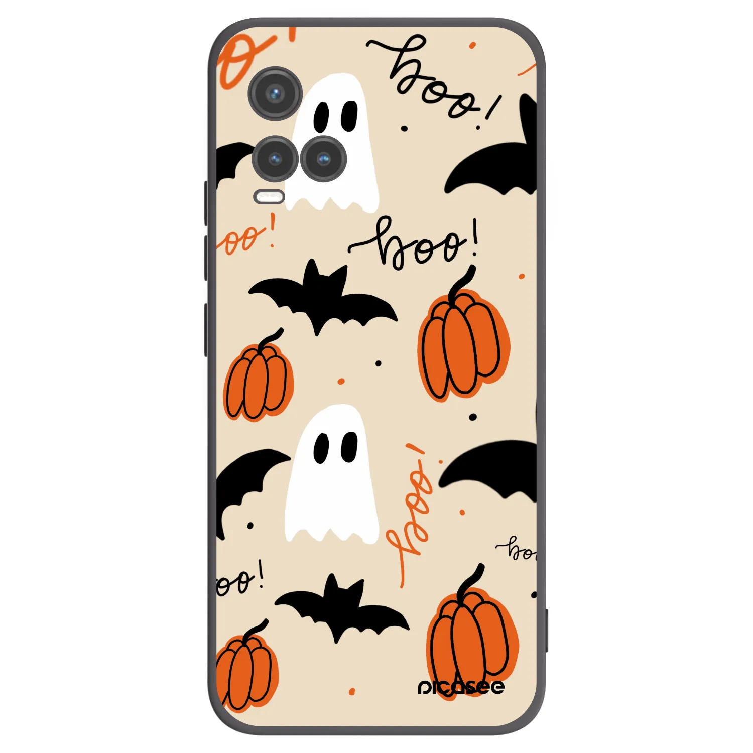 Picasee crna silikonska maskica za Vivo Y33s - Halloween 26