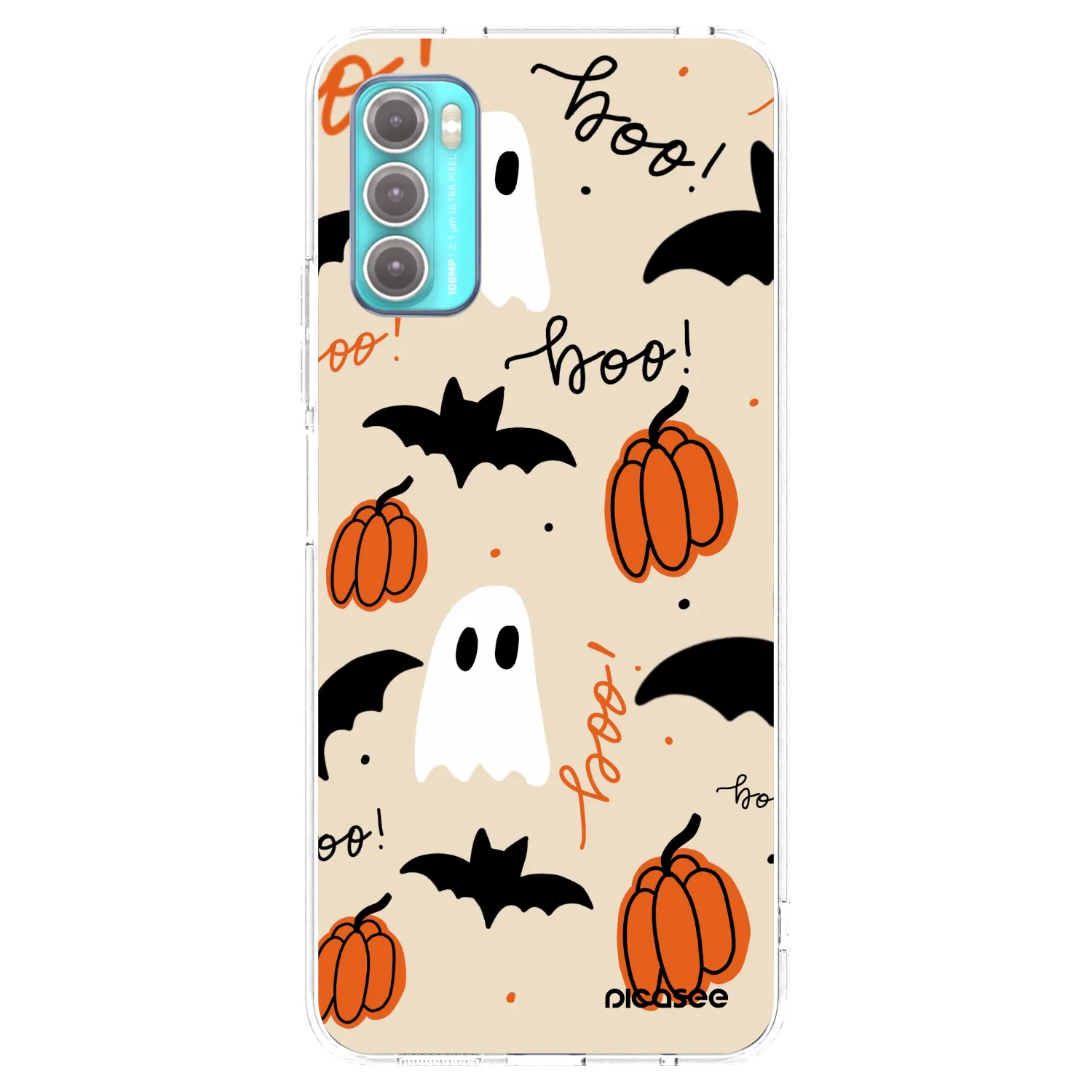 Picasee silikonska prozirna maskica za Motorola Moto G60 - Halloween 26