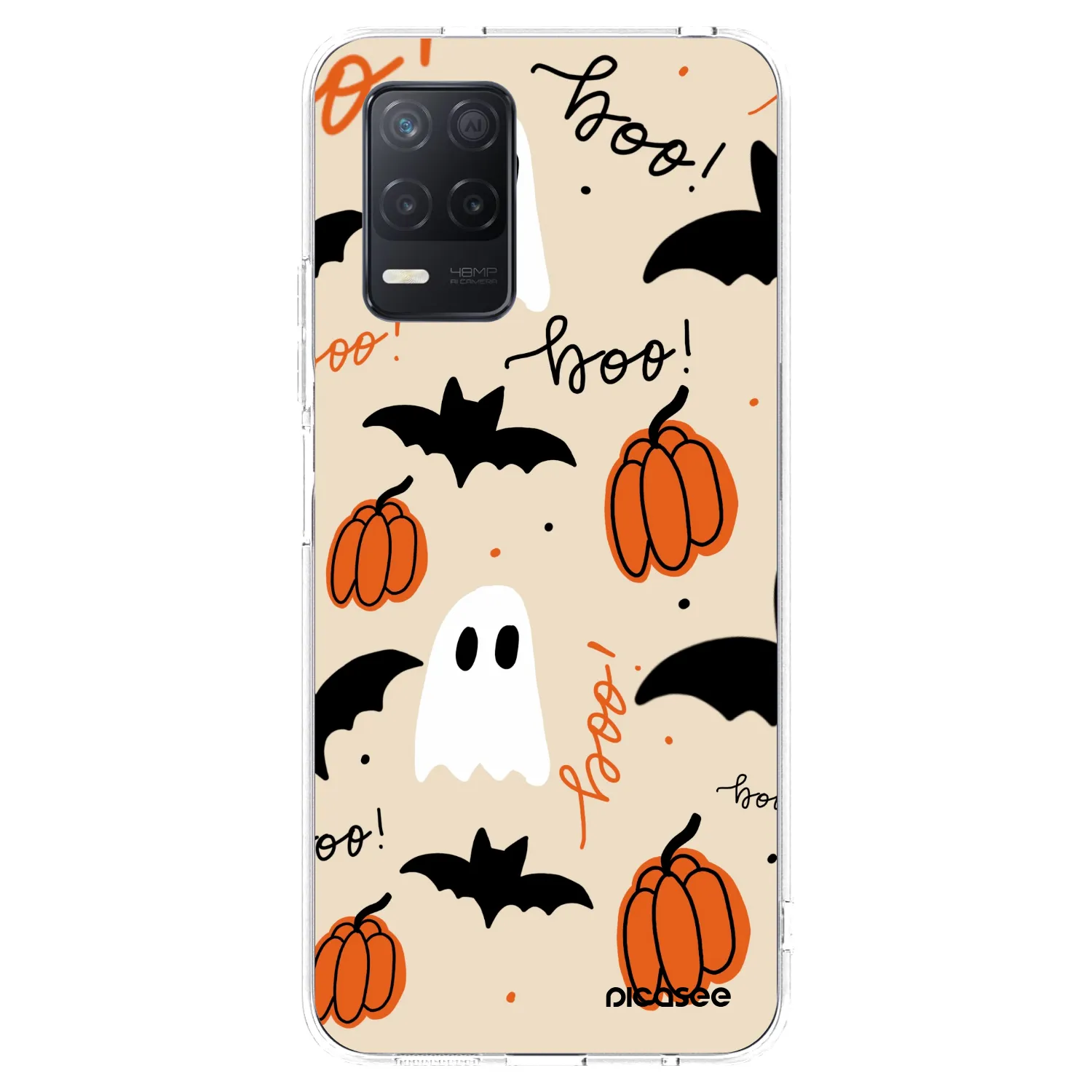 Picasee silikonska prozirna maskica za Realme 8 5G - Halloween 26