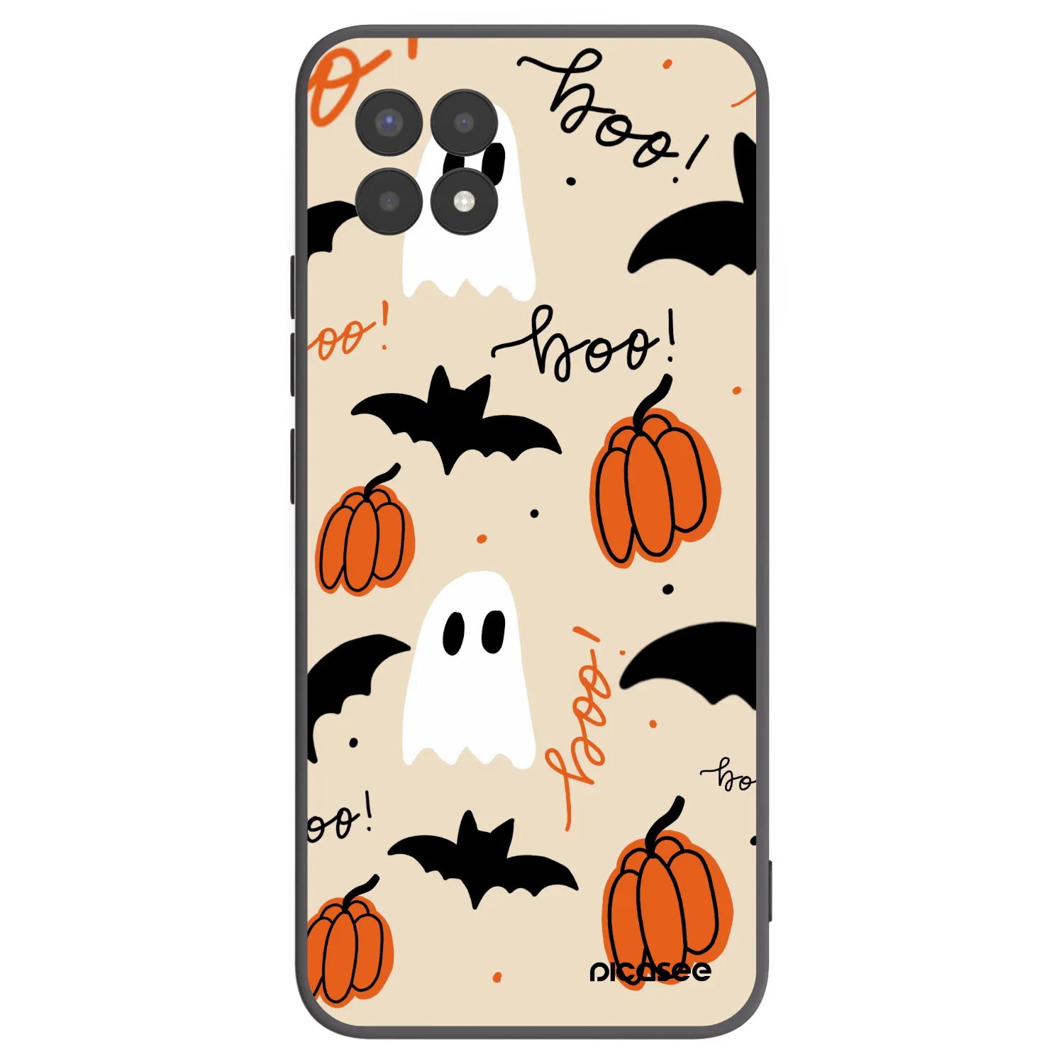 Picasee crna silikonska maskica za Realme 8i - Halloween 26