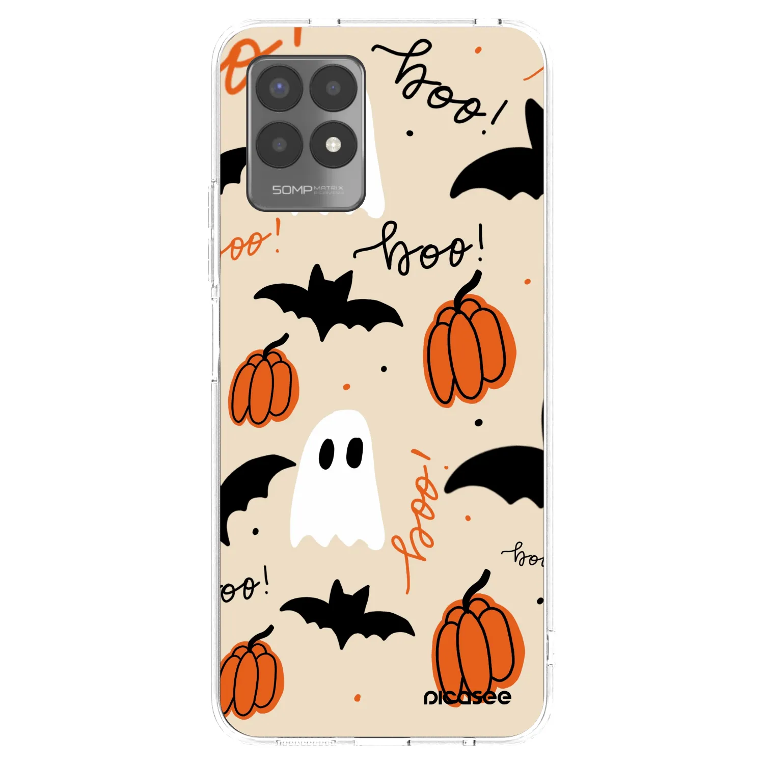 Picasee silikonska prozirna maskica za Realme 8i - Halloween 26