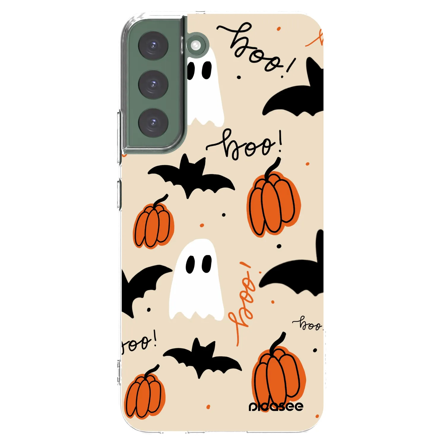 Picasee silikonska prozirna maskica za Samsung Galaxy S22+ 5G - Halloween 26