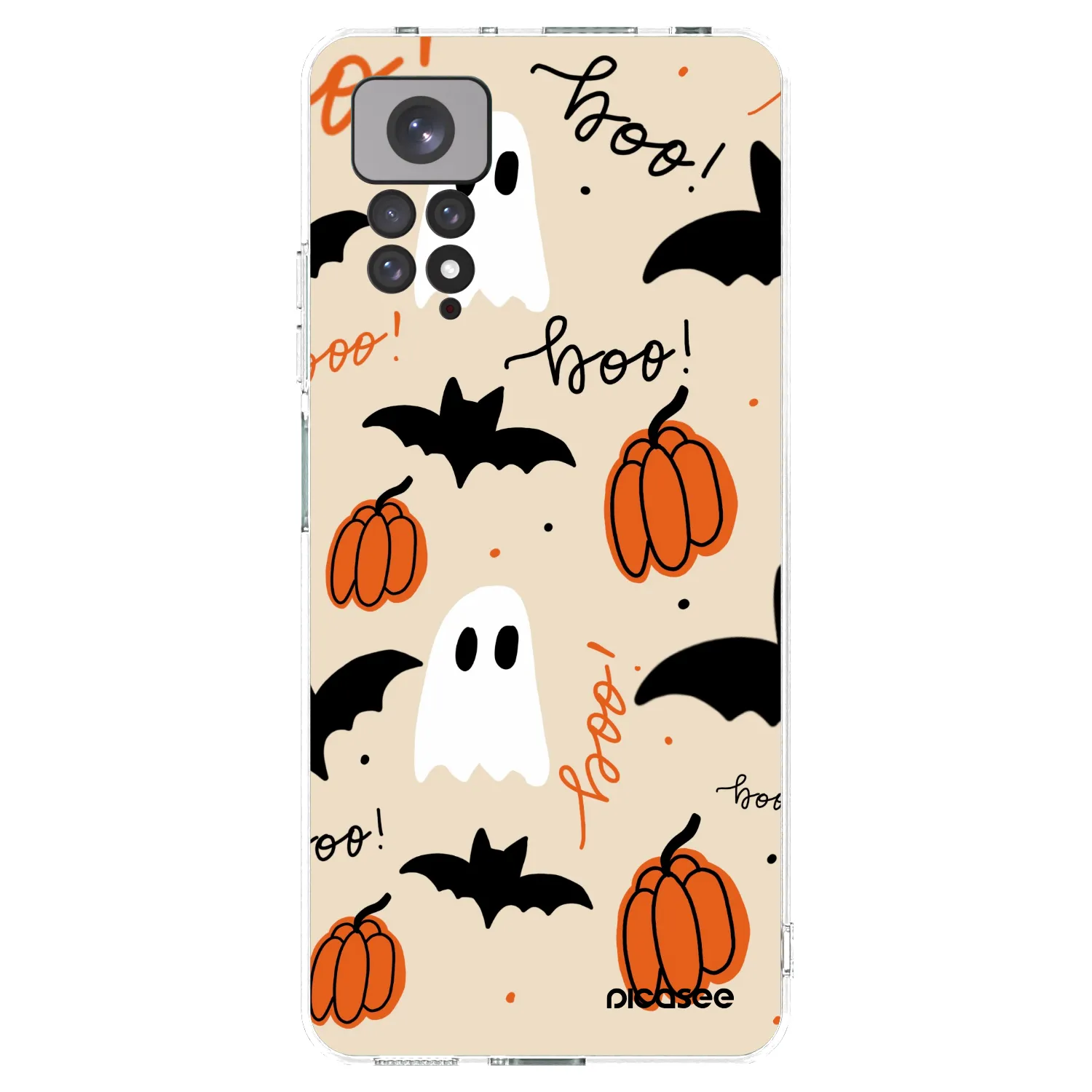 Picasee silikonska prozirna maskica za Xiaomi Redmi Note 11 - Halloween 26