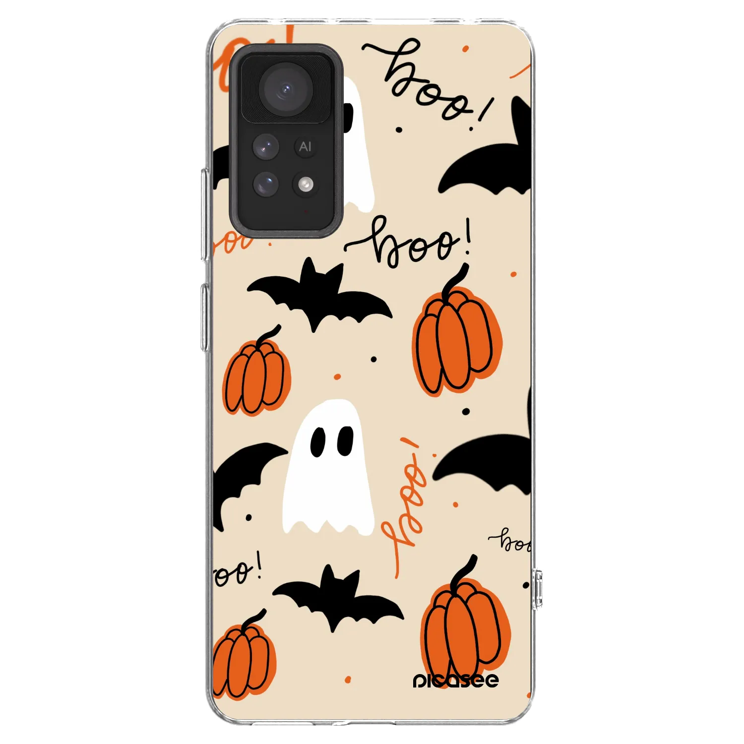 Picasee silikonska prozirna maskica za Xiaomi Redmi Note 11 Pro - Halloween 26