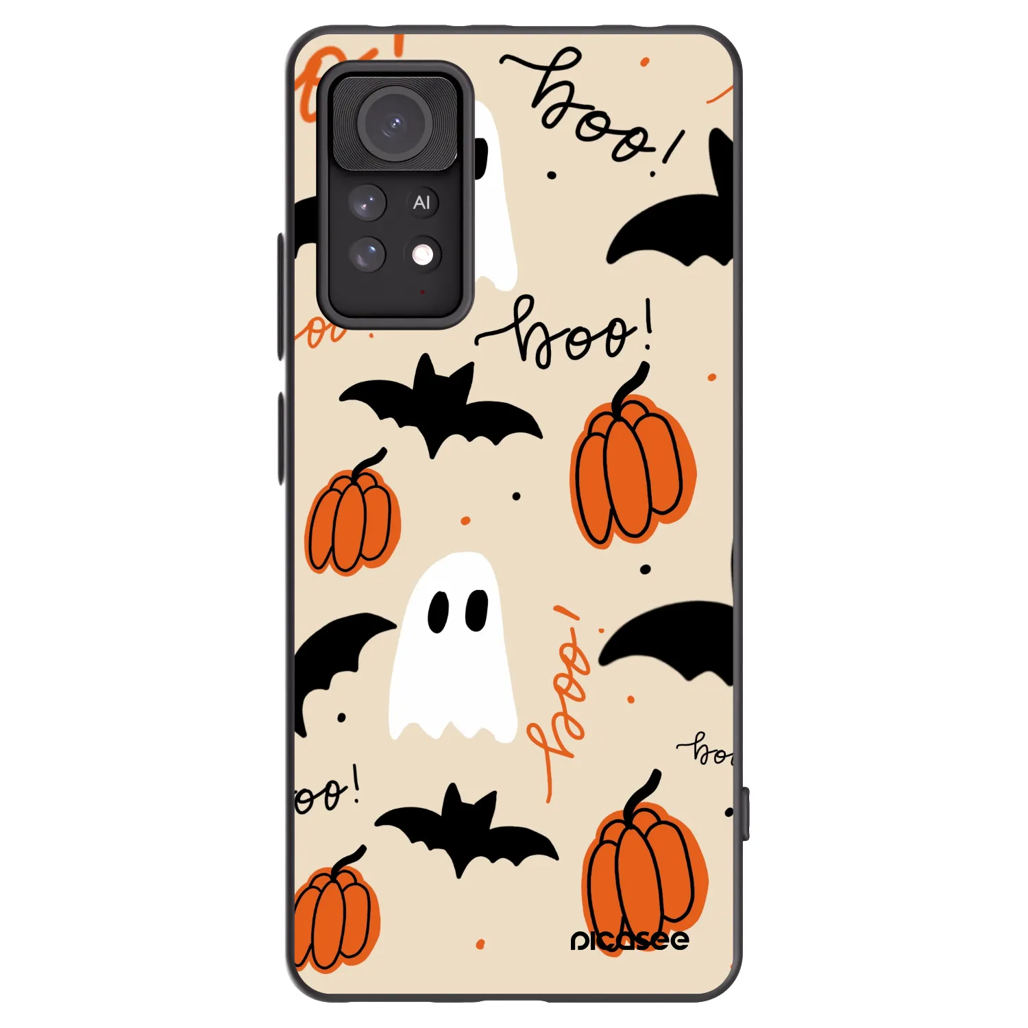 Picasee crna silikonska maskica za Xiaomi Redmi Note 11 Pro 5G - Halloween 26