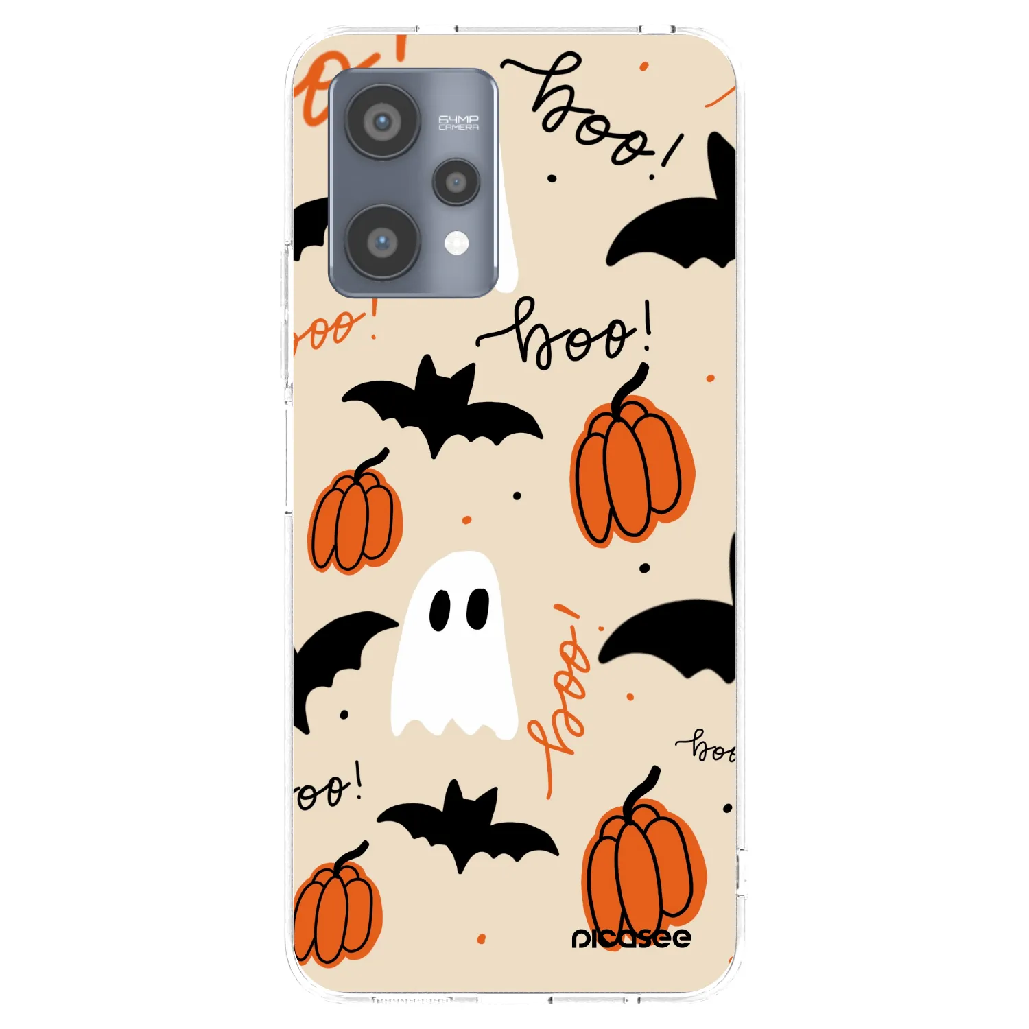 Picasee silikonska prozirna maskica za Realme 9 Pro 5G - Halloween 26