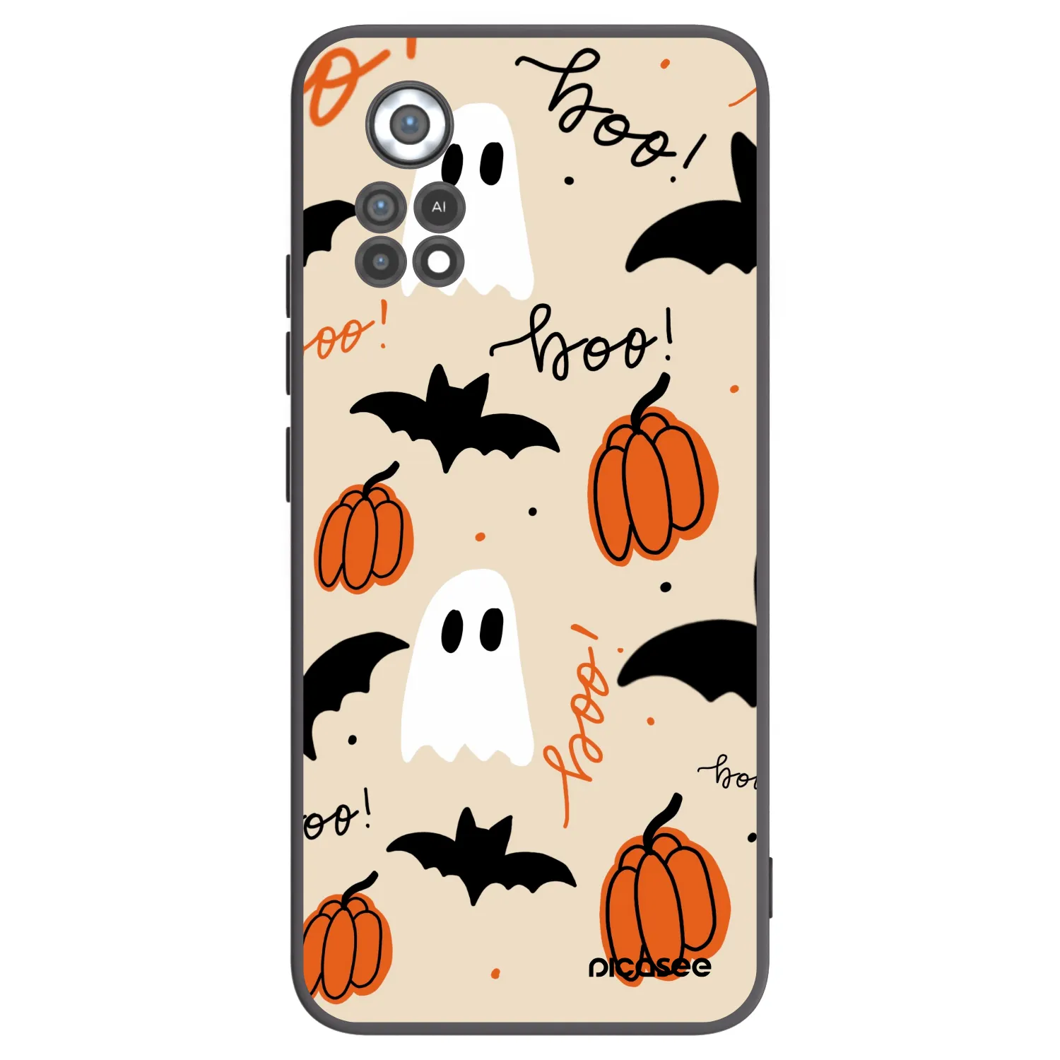 Picasee crna silikonska maskica za Xiaomi Poco X4 Pro 5G - Halloween 26