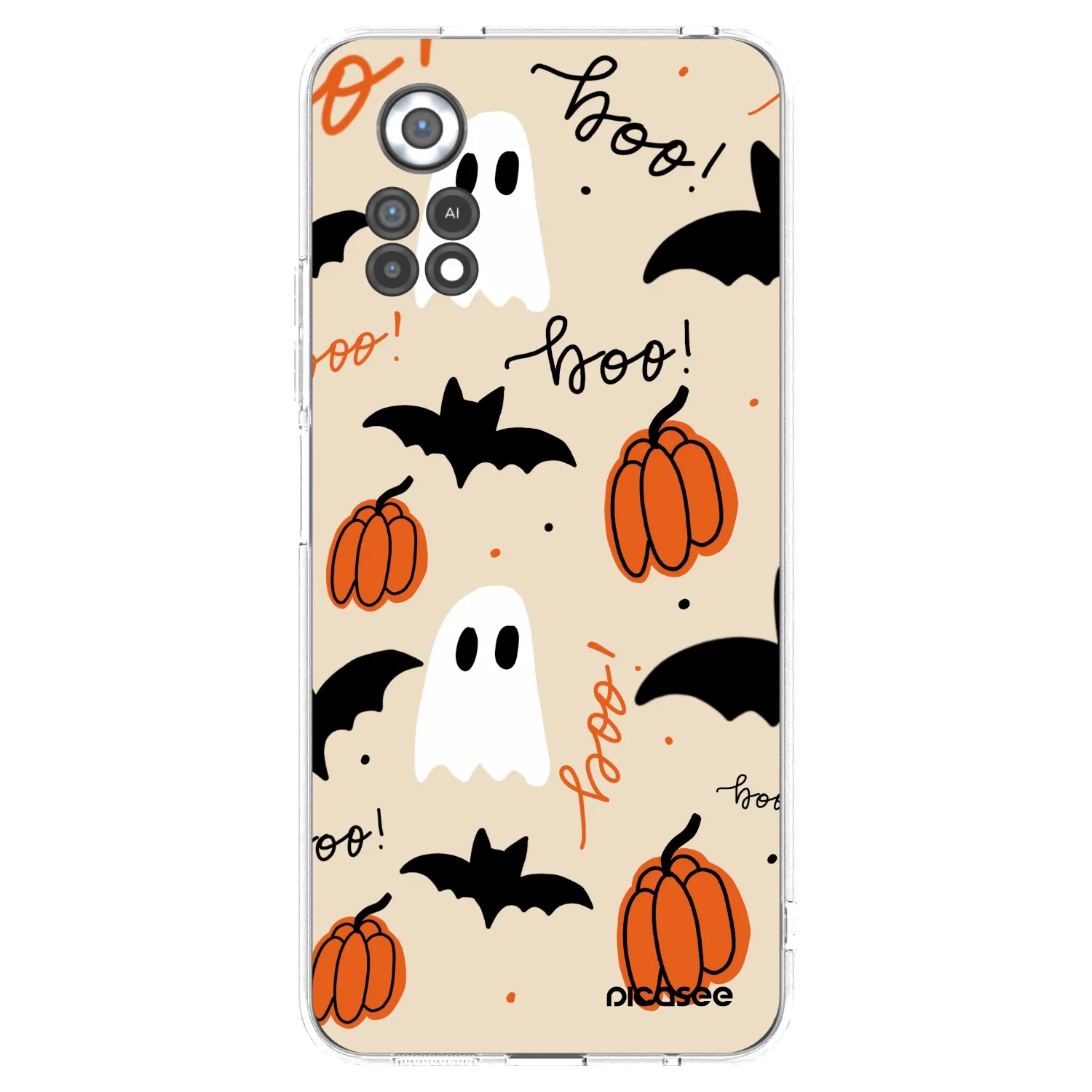 Picasee silikonska prozirna maskica za Xiaomi Poco X4 Pro 5G - Halloween 26