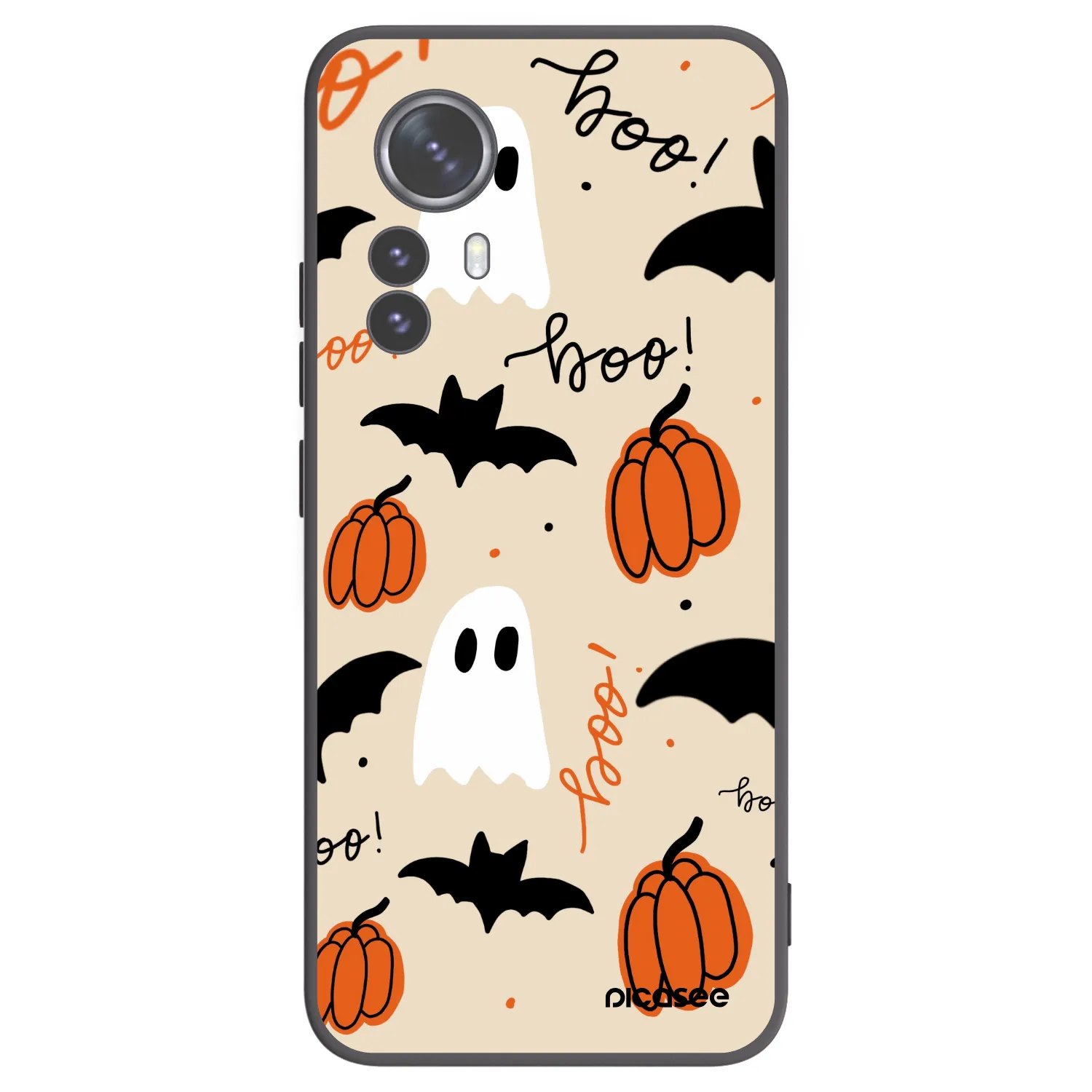 Picasee crna silikonska maskica za Xiaomi 12 Pro - Halloween 26