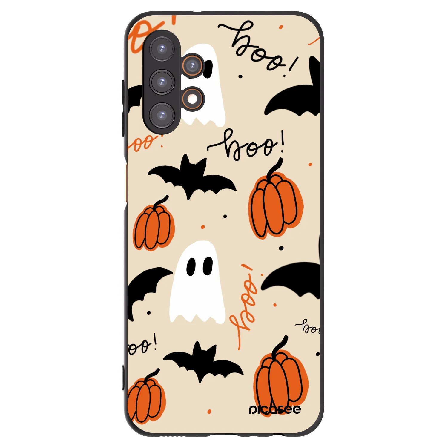 Picasee crna silikonska maskica za Samsung Galaxy A13 4G A135 - Halloween 26