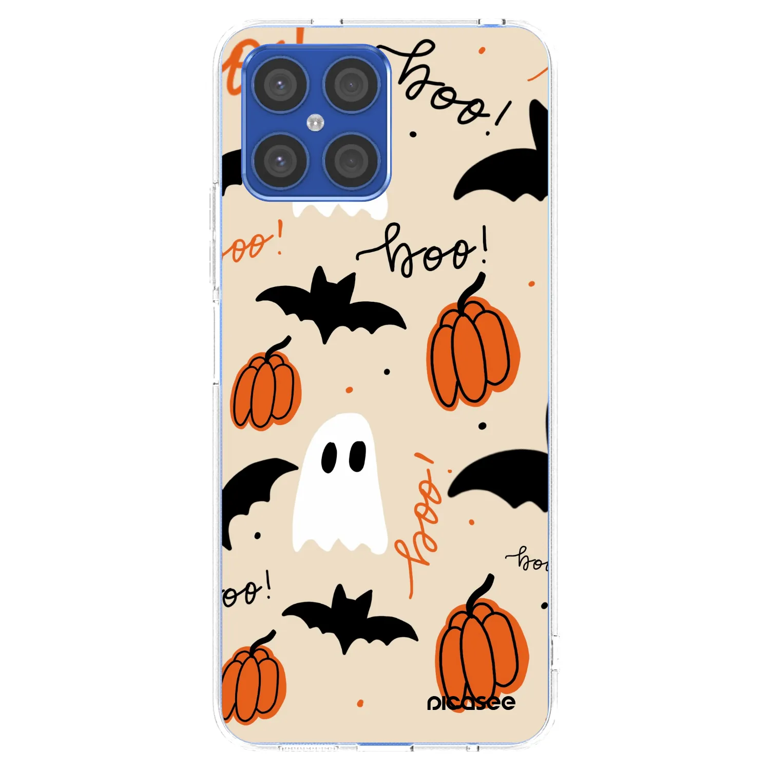 Picasee silikonska prozirna maskica za Honor X8 4G - Halloween 26