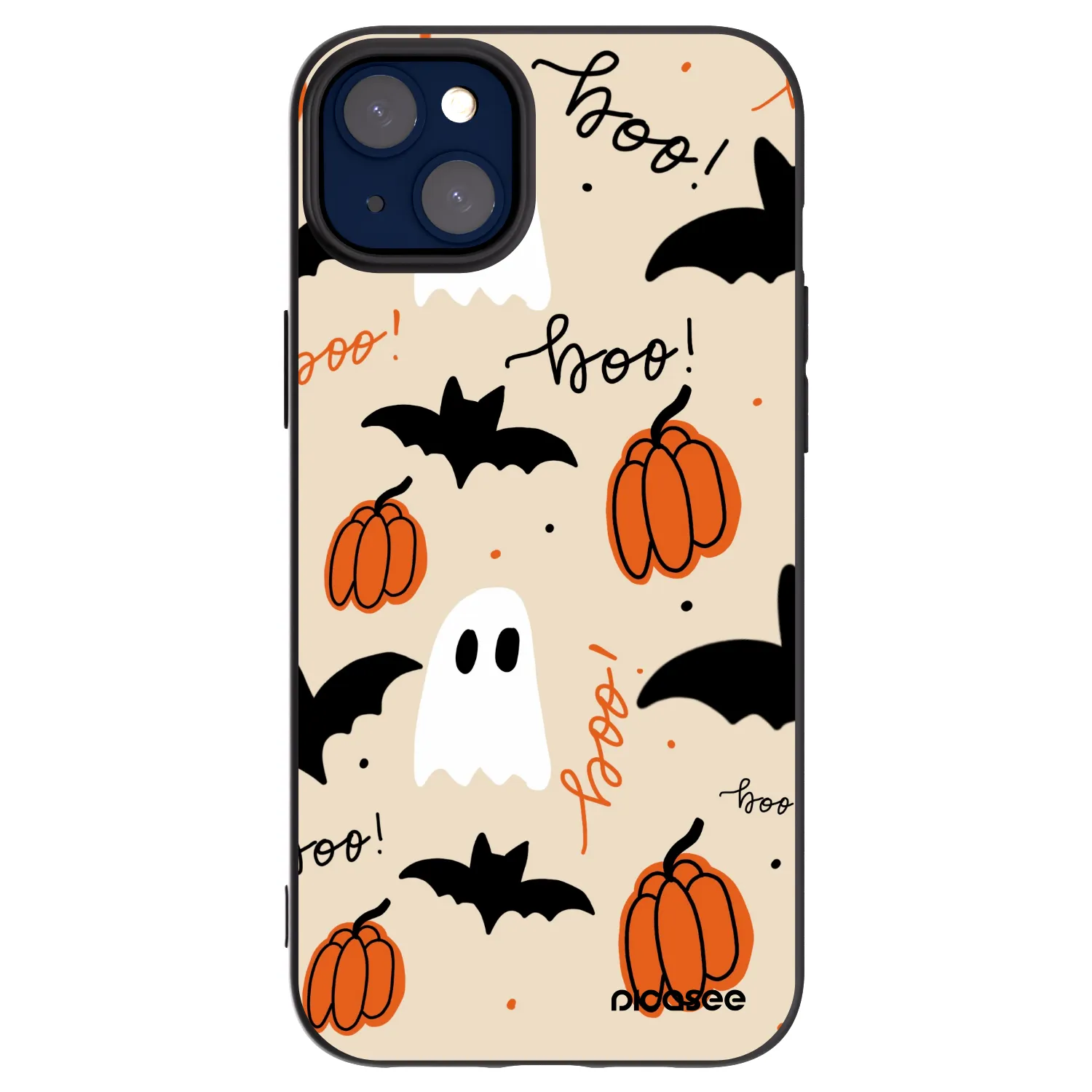 Picasee crna silikonska maskica za Apple iPhone 14 Plus - Halloween 26