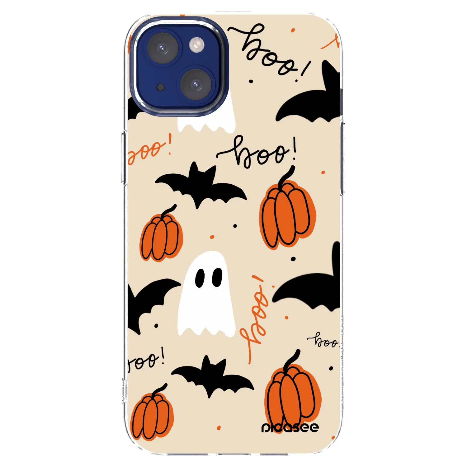 Picasee silikonska prozirna maskica za Apple iPhone 14 Plus - Halloween 26