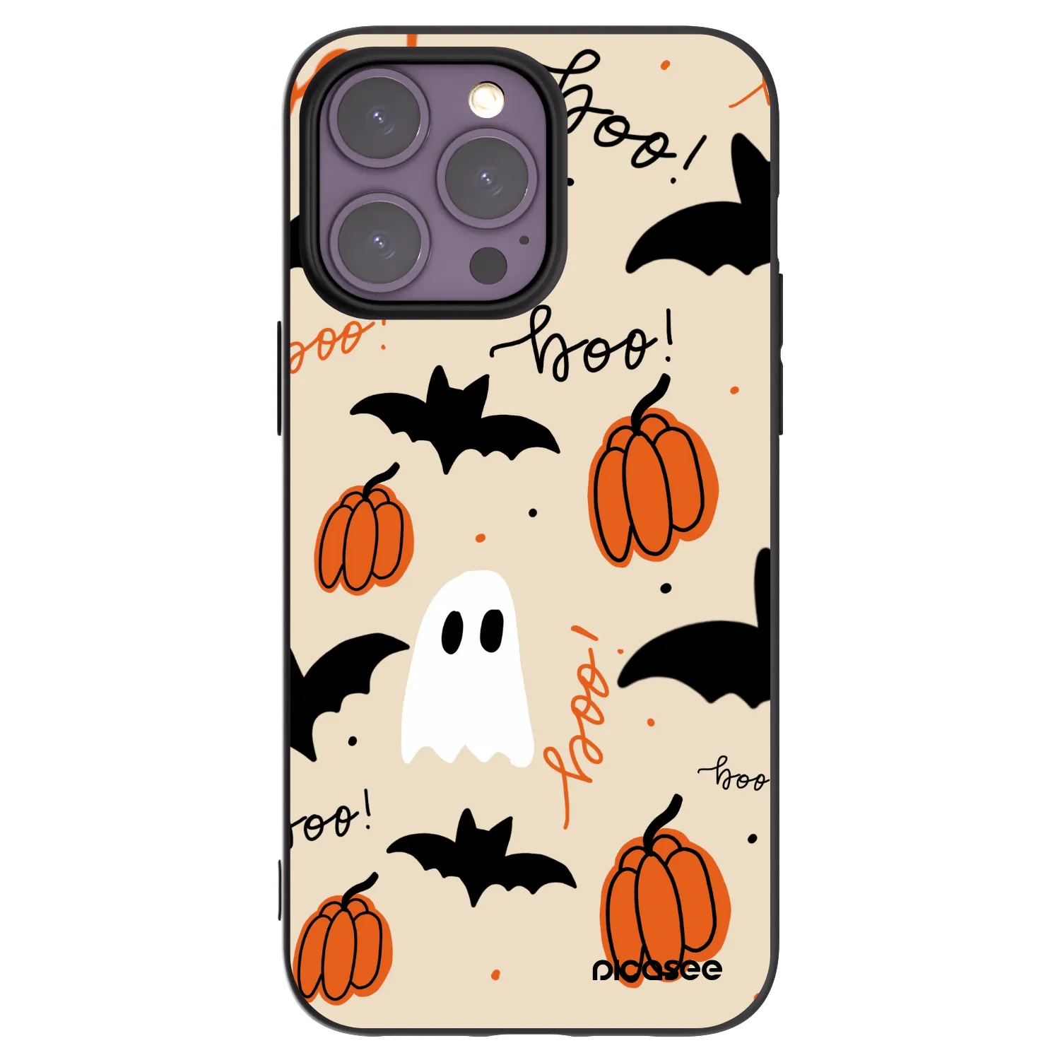 Picasee crna silikonska maskica za Apple iPhone 14 Pro Max - Halloween 26