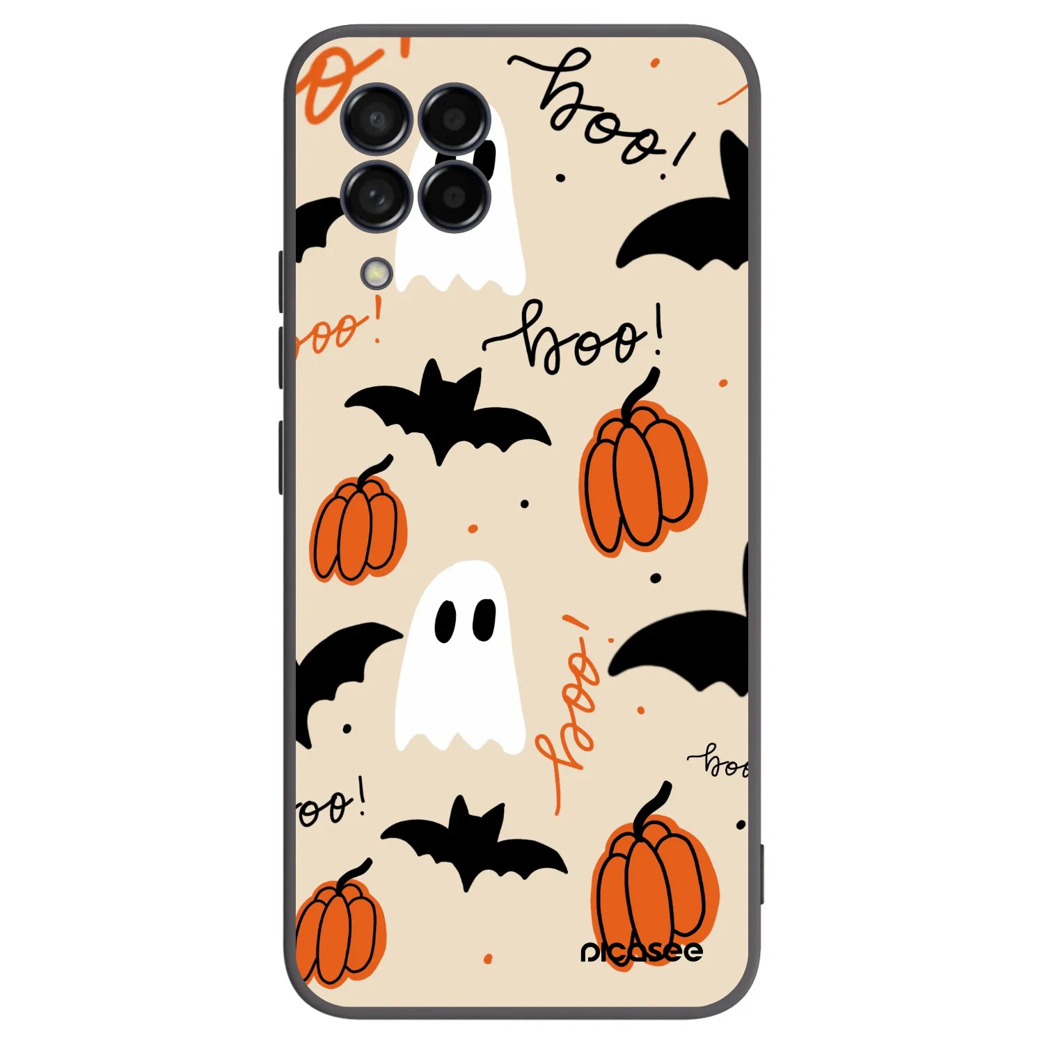 Picasee crna silikonska maskica za Samsung Galaxy M53 5G - Halloween 26